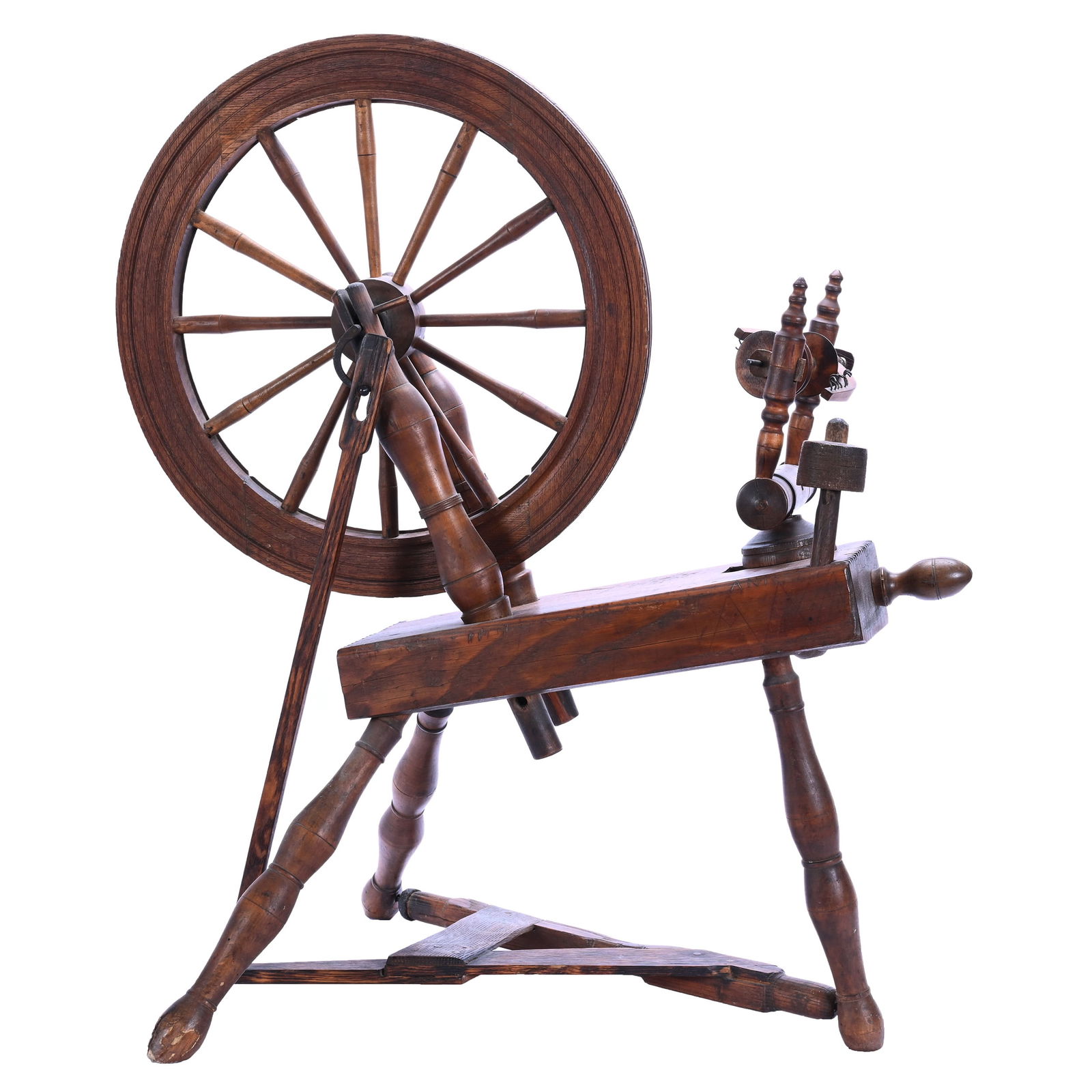 Spinning Wheel, Oak (1 of 5)