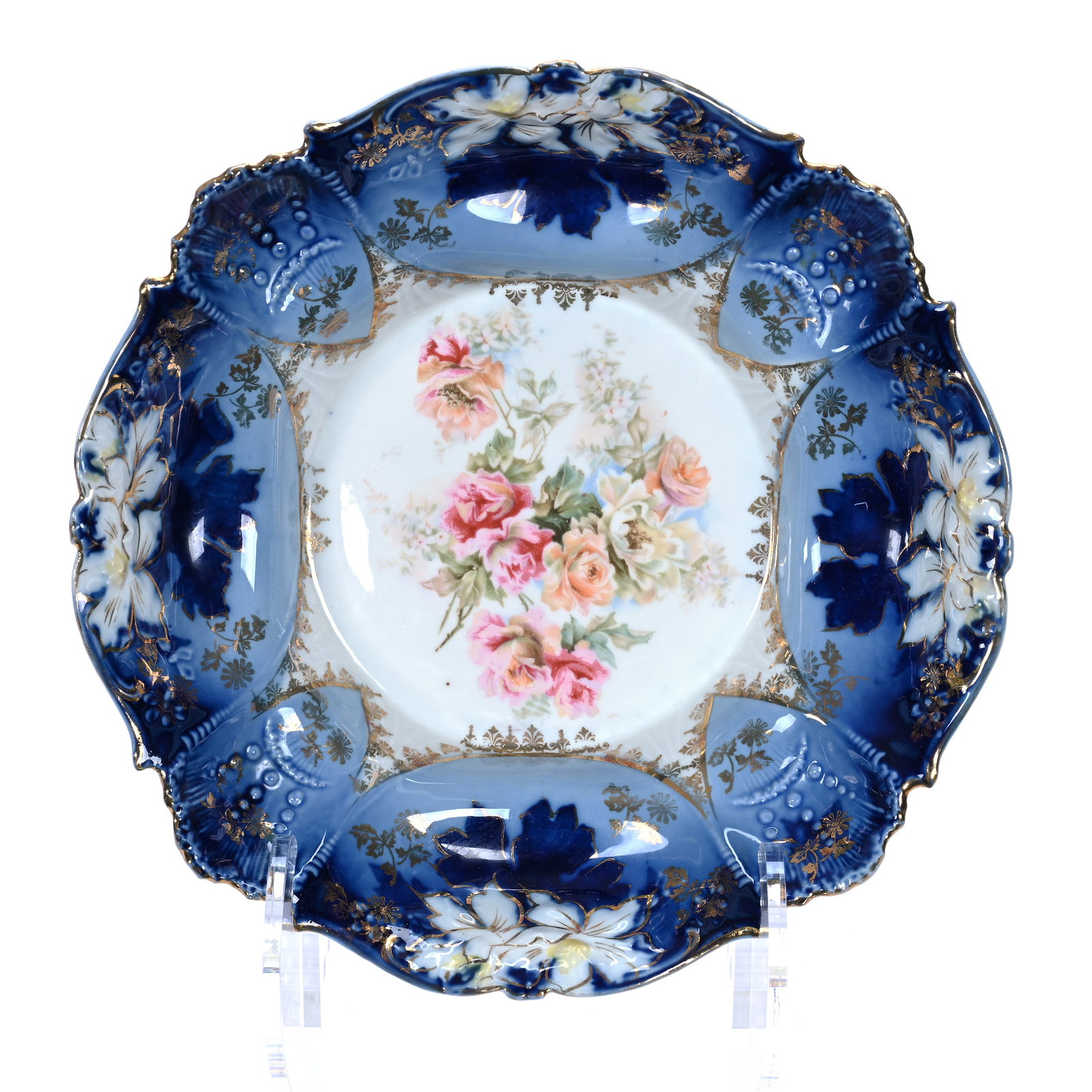 Bowl, Unmarked R.S. Prussia, Mold 339 (1 of 2)