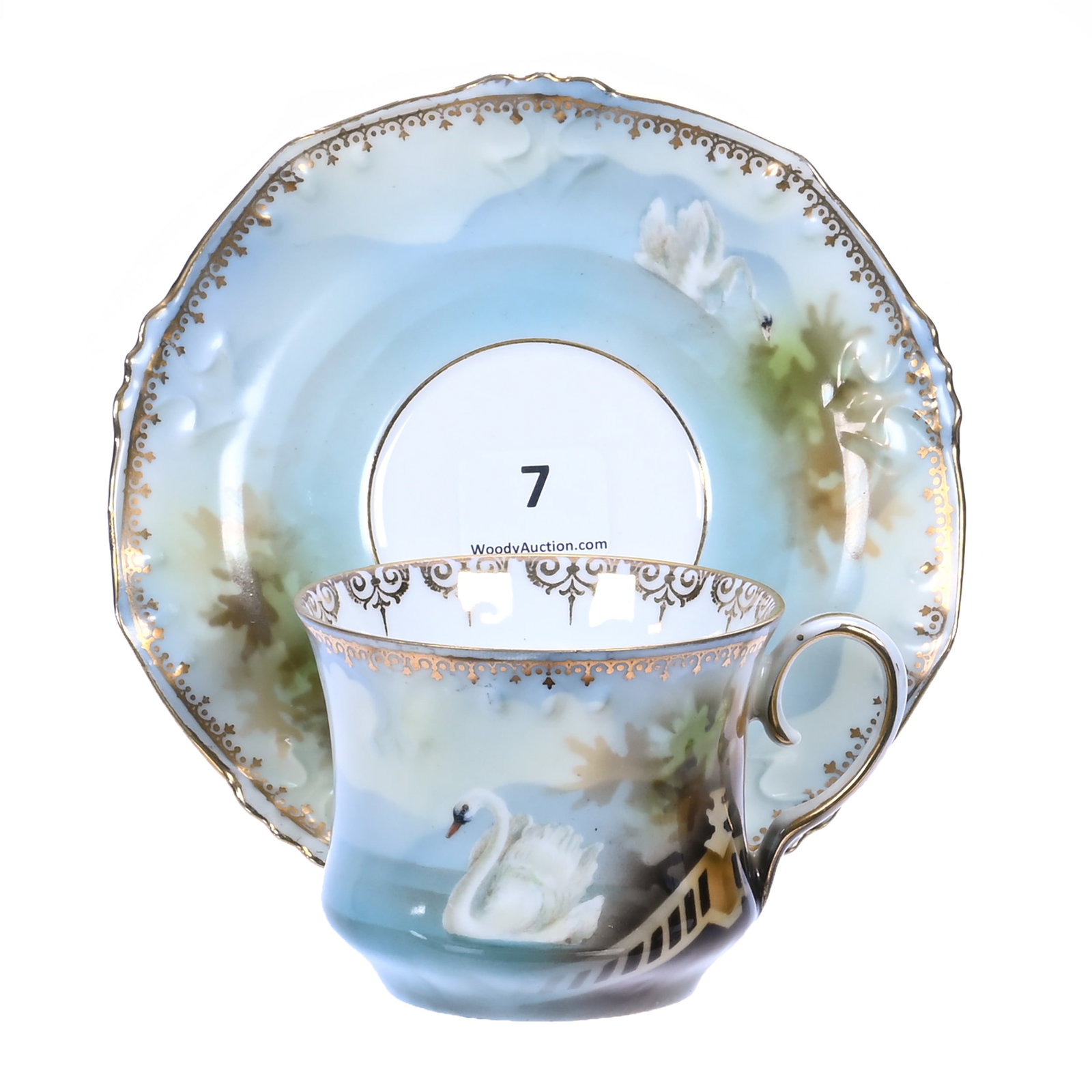 Cup And Saucer, Marked R.S. Prussia (1 of 5)