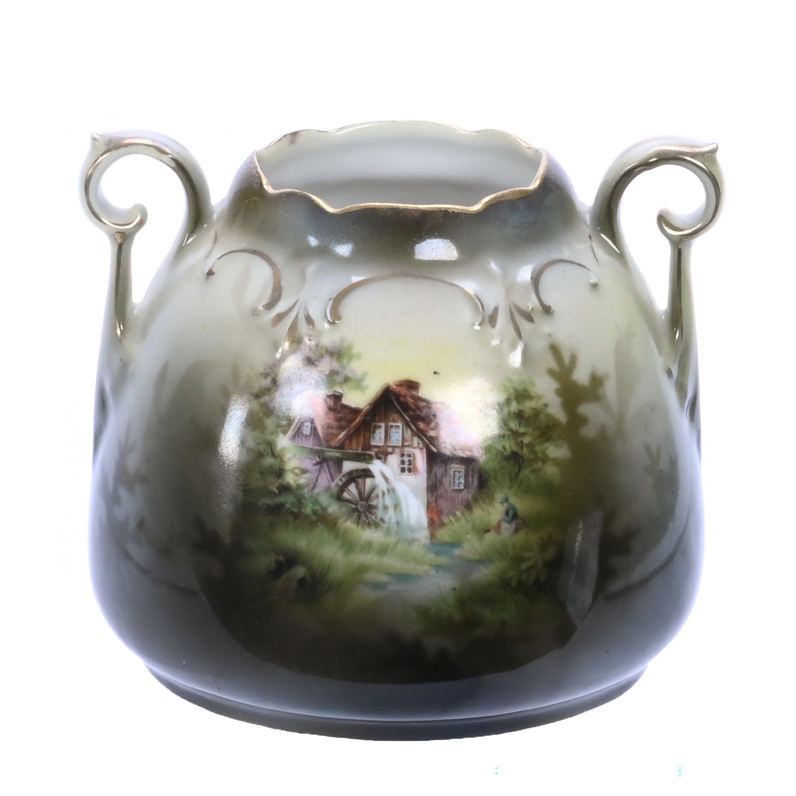 Two Handled Vase, Marked R.S. Prussia (1 of 3)