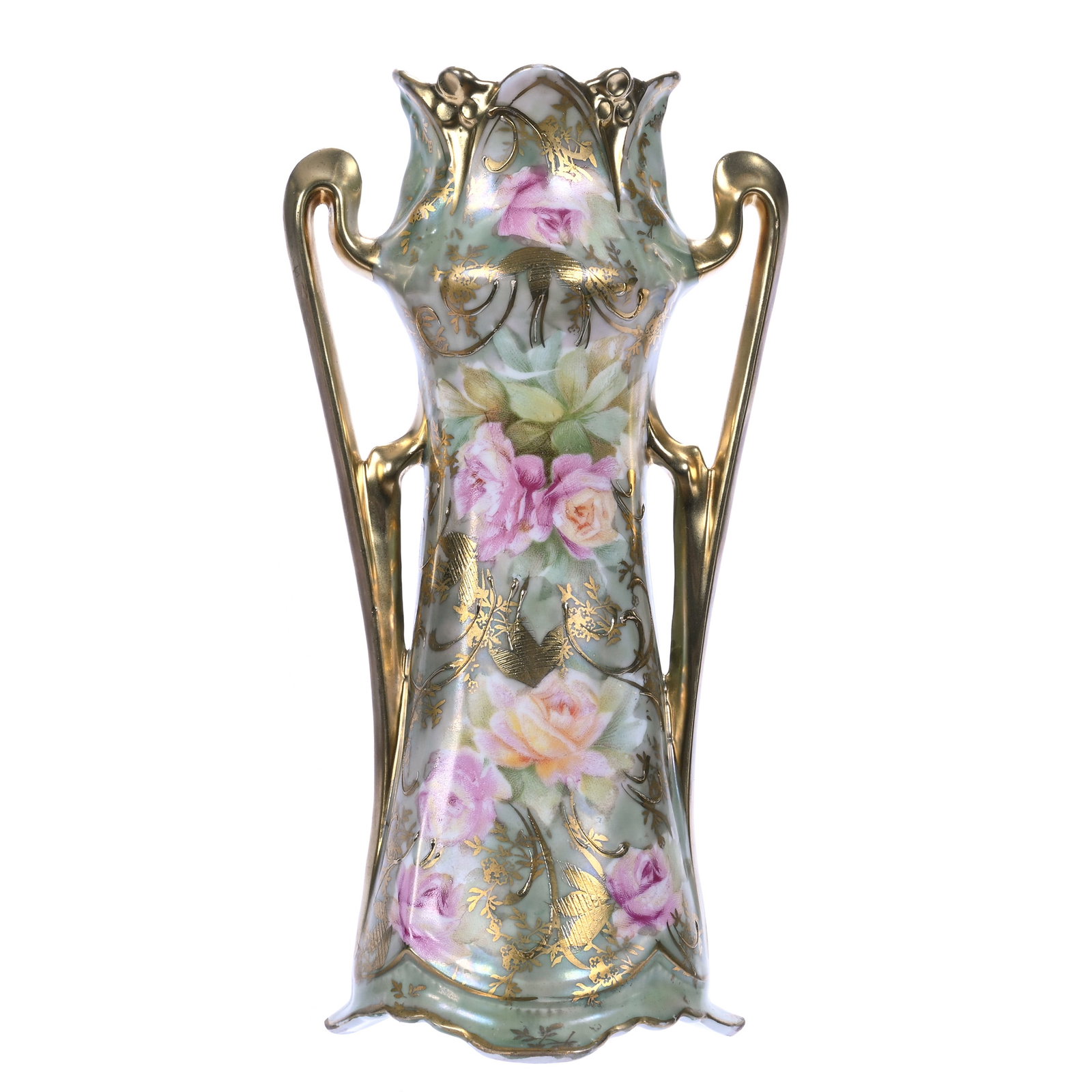 Two Handled Vase, Marked Royal Vienna (1 of 3)