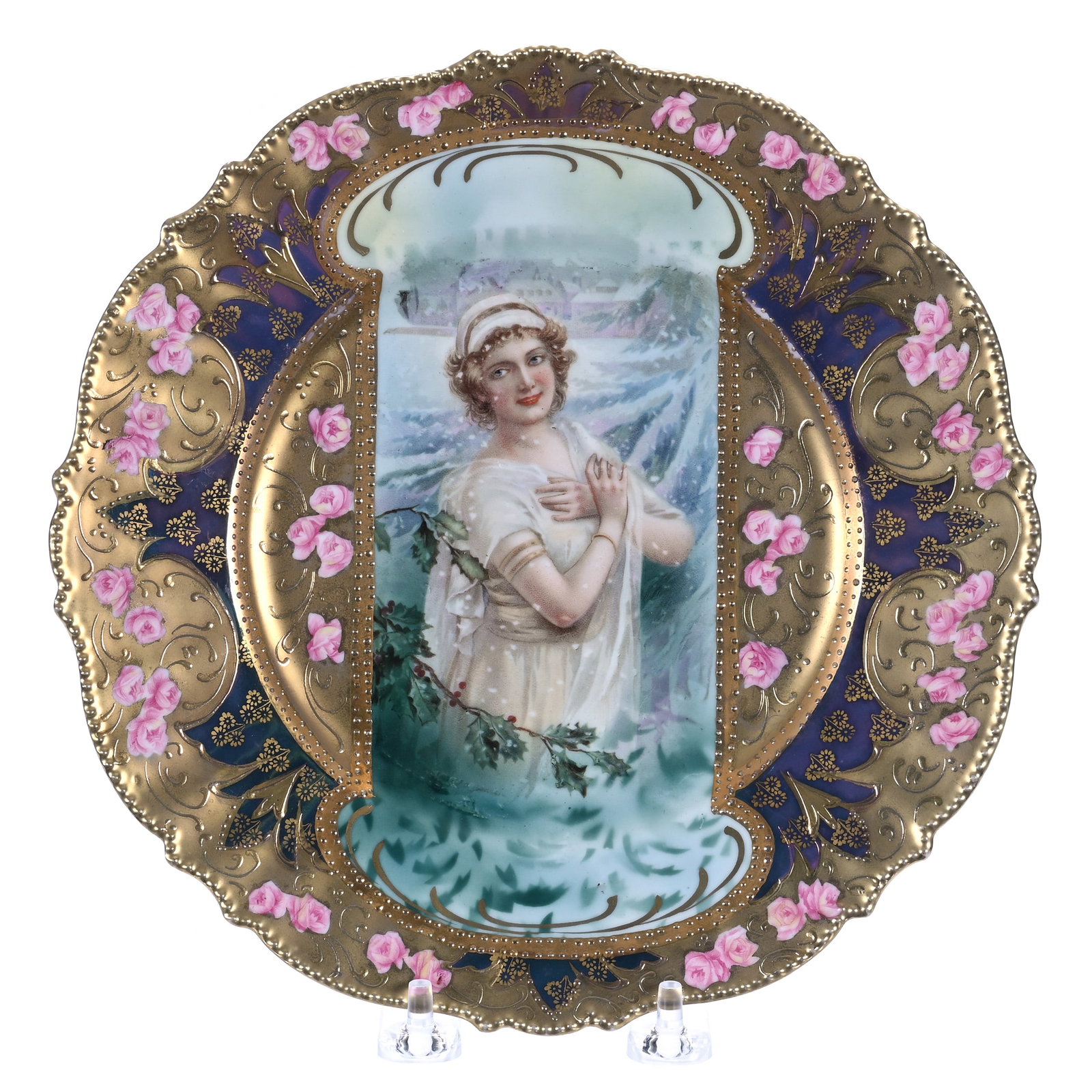 Plate, Marked R.S. Prussia, Mold 343 (1 of 2)