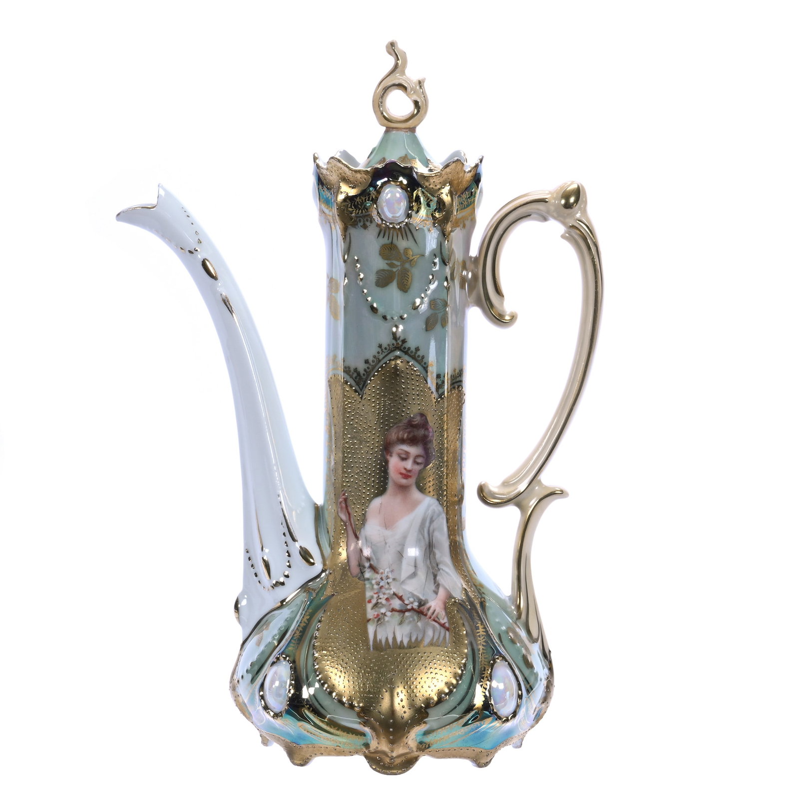 Coffee/Demitasse, Marked R.S. Prussia, Jewel Mold (1 of 3)