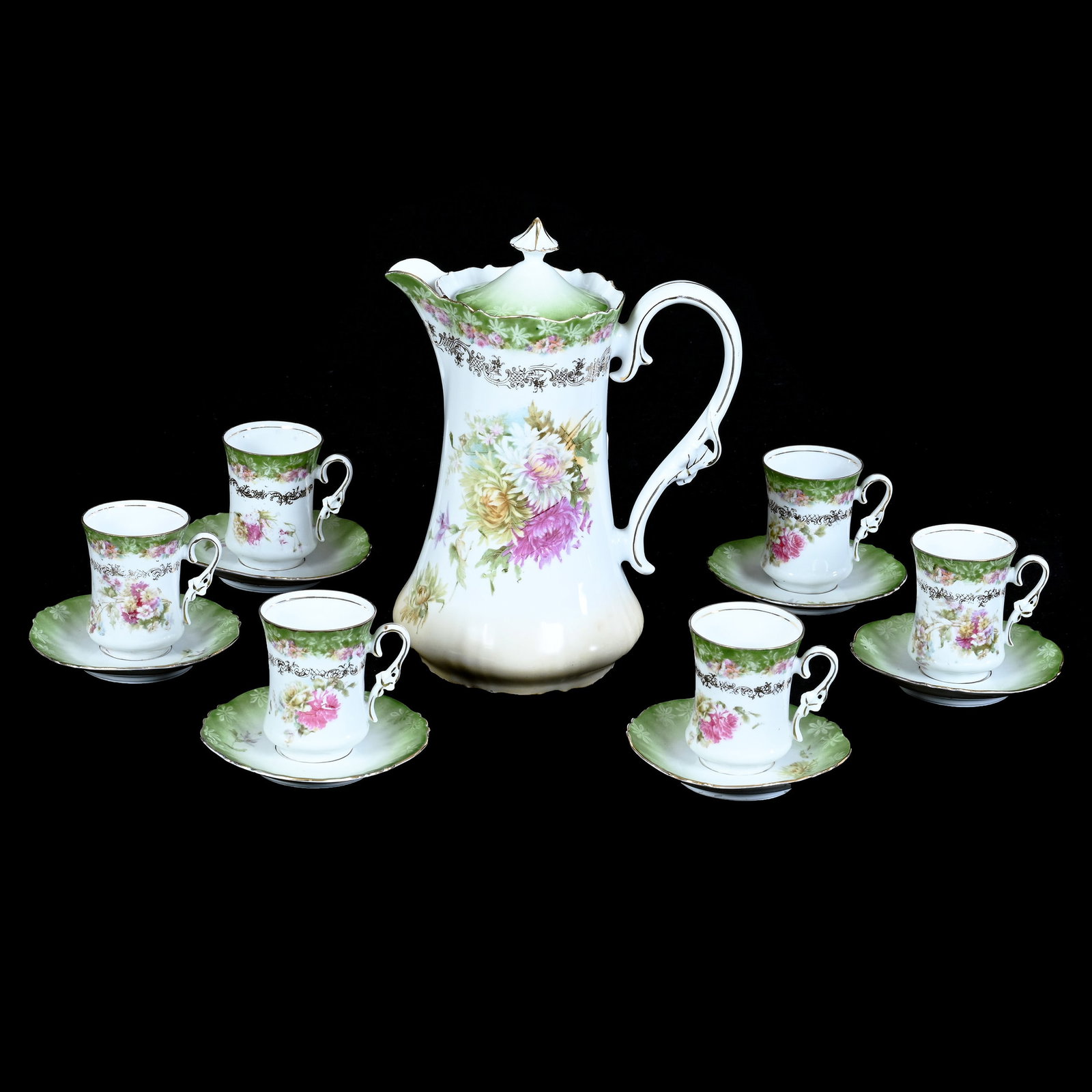 Chocolate Set, Unmarked R.S. Prussia (1 of 4)