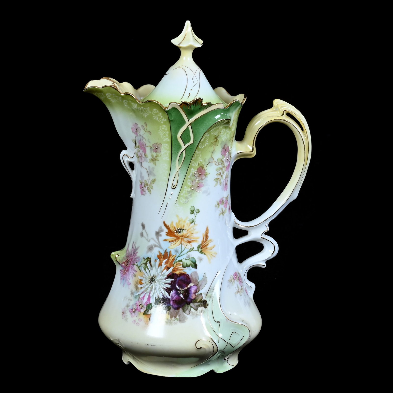 Chocolate Pot, Unmarked R.S. Prussia (1 of 3)