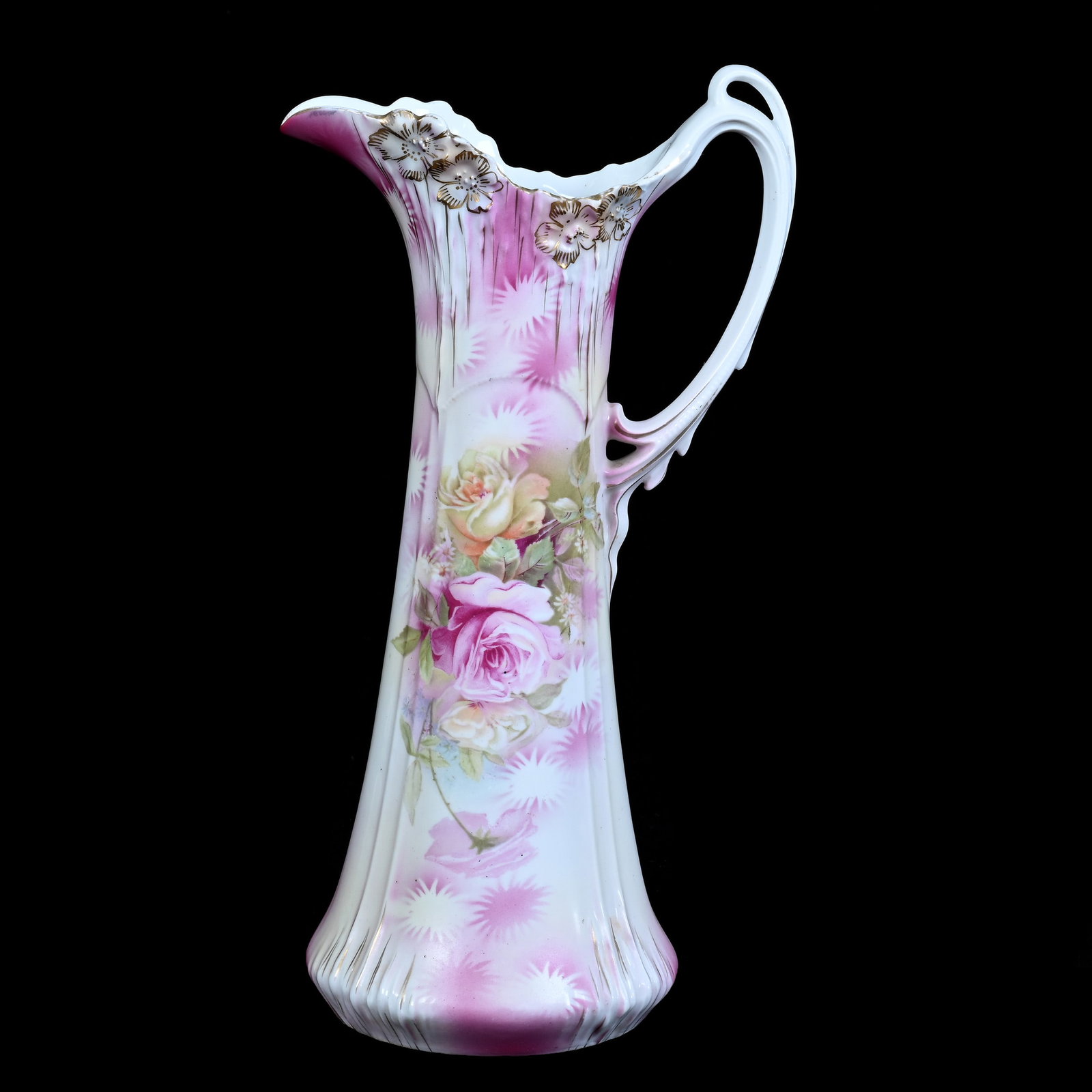 Tankard, Marked R.S. Prussia (Partial Marking), Icicle Mold (1 of 3)