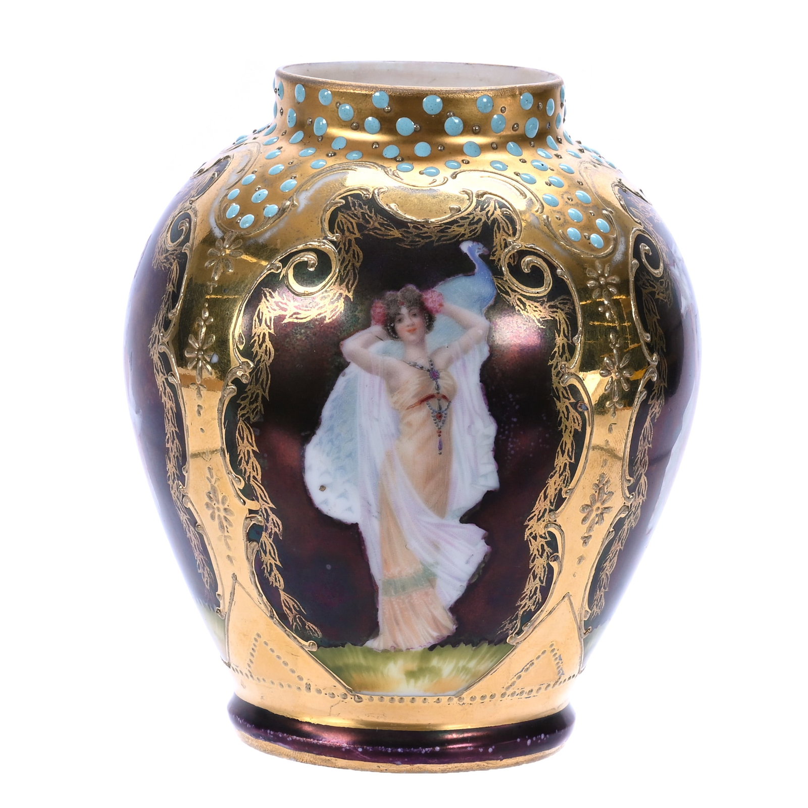 Vase, Marked Prov Saxe, (Salesman Sample) (1 of 3)