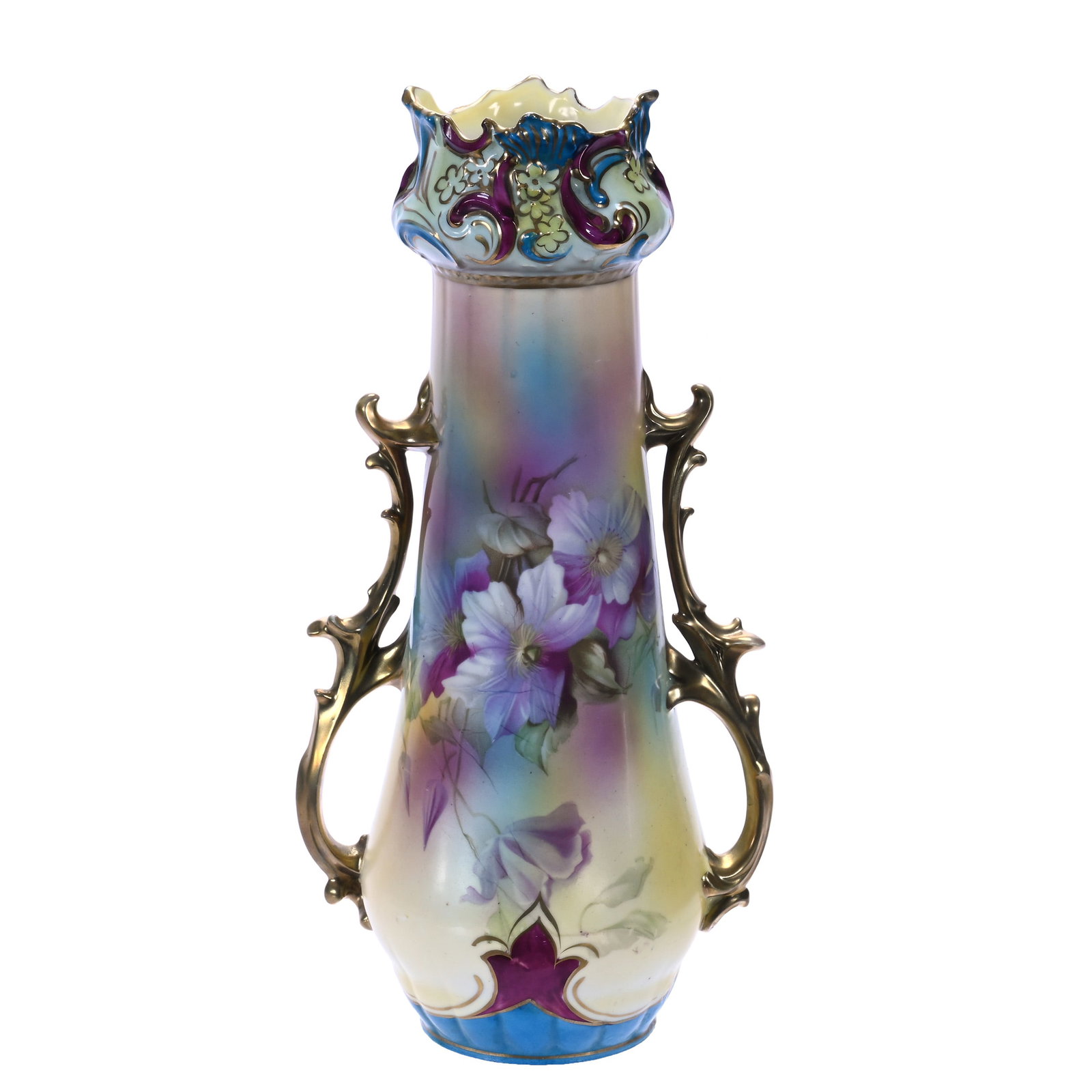 Two Handled Vase, Marked Royal Vienna (1 of 3)