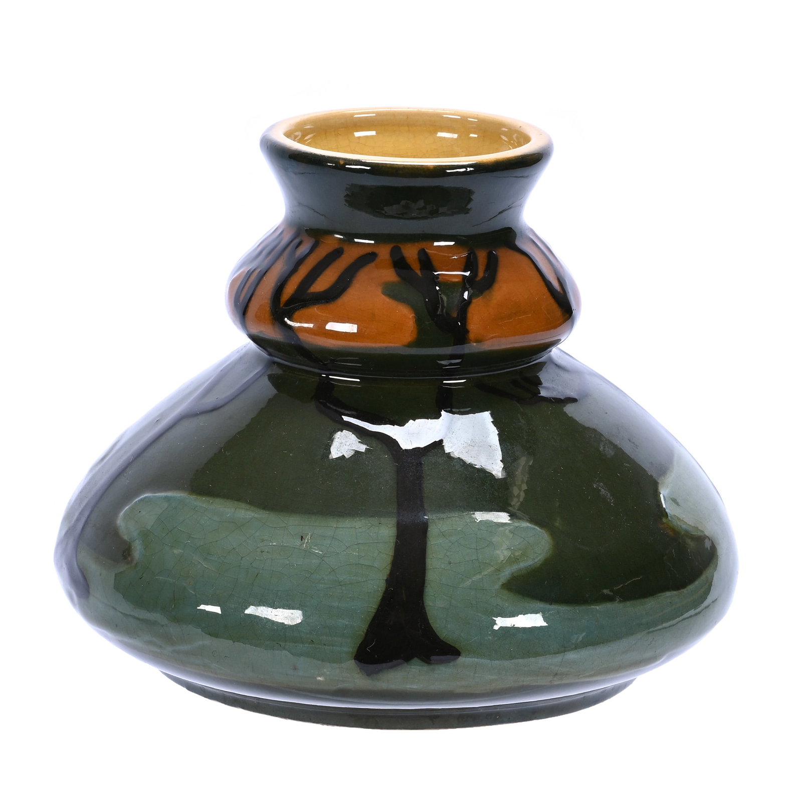 Vase, Marked Avon Faience Art Pottery By Frederick Rhead (1 of 3)