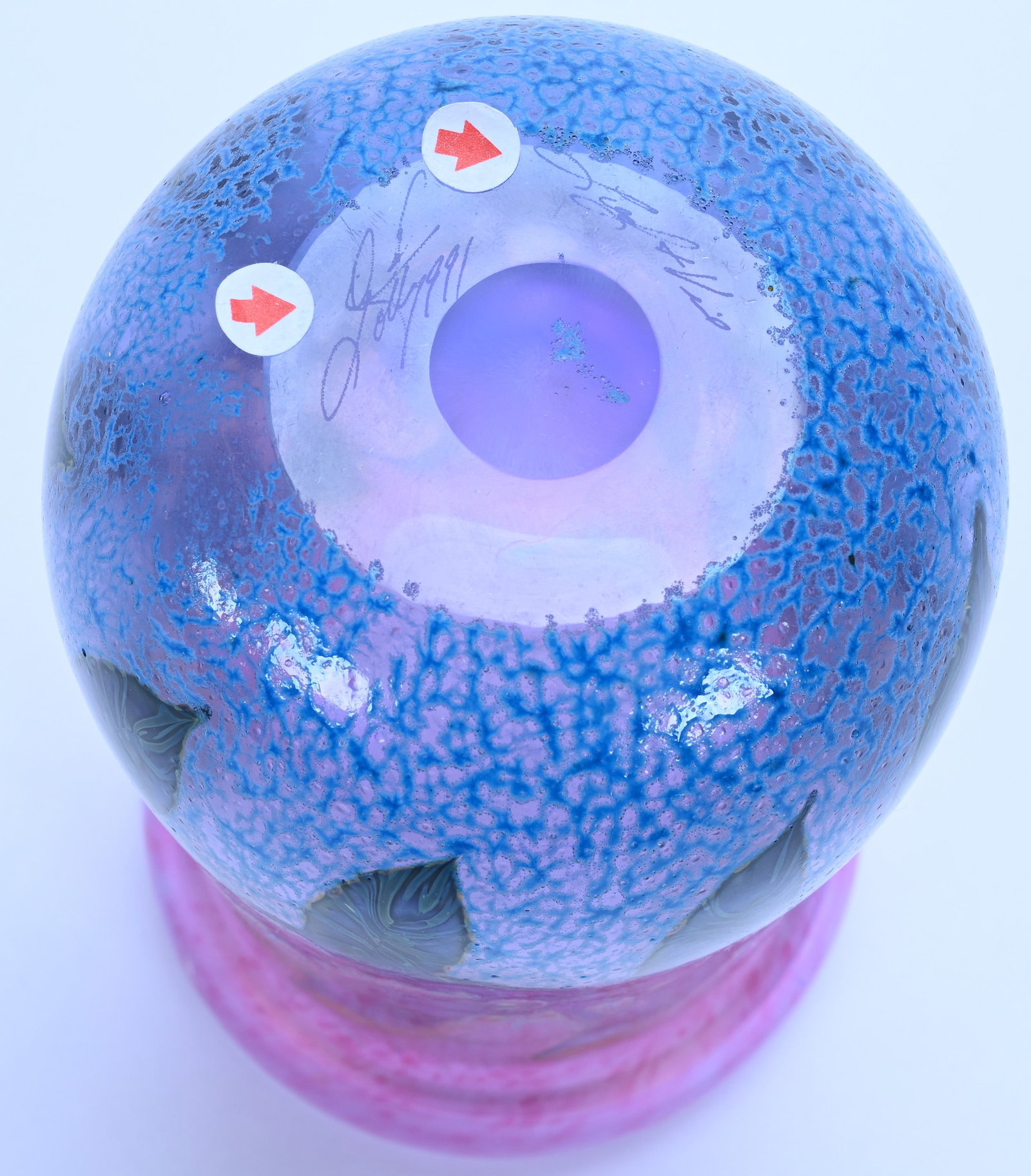 Vase, Signed David Lotton, Dated 1991 - 4