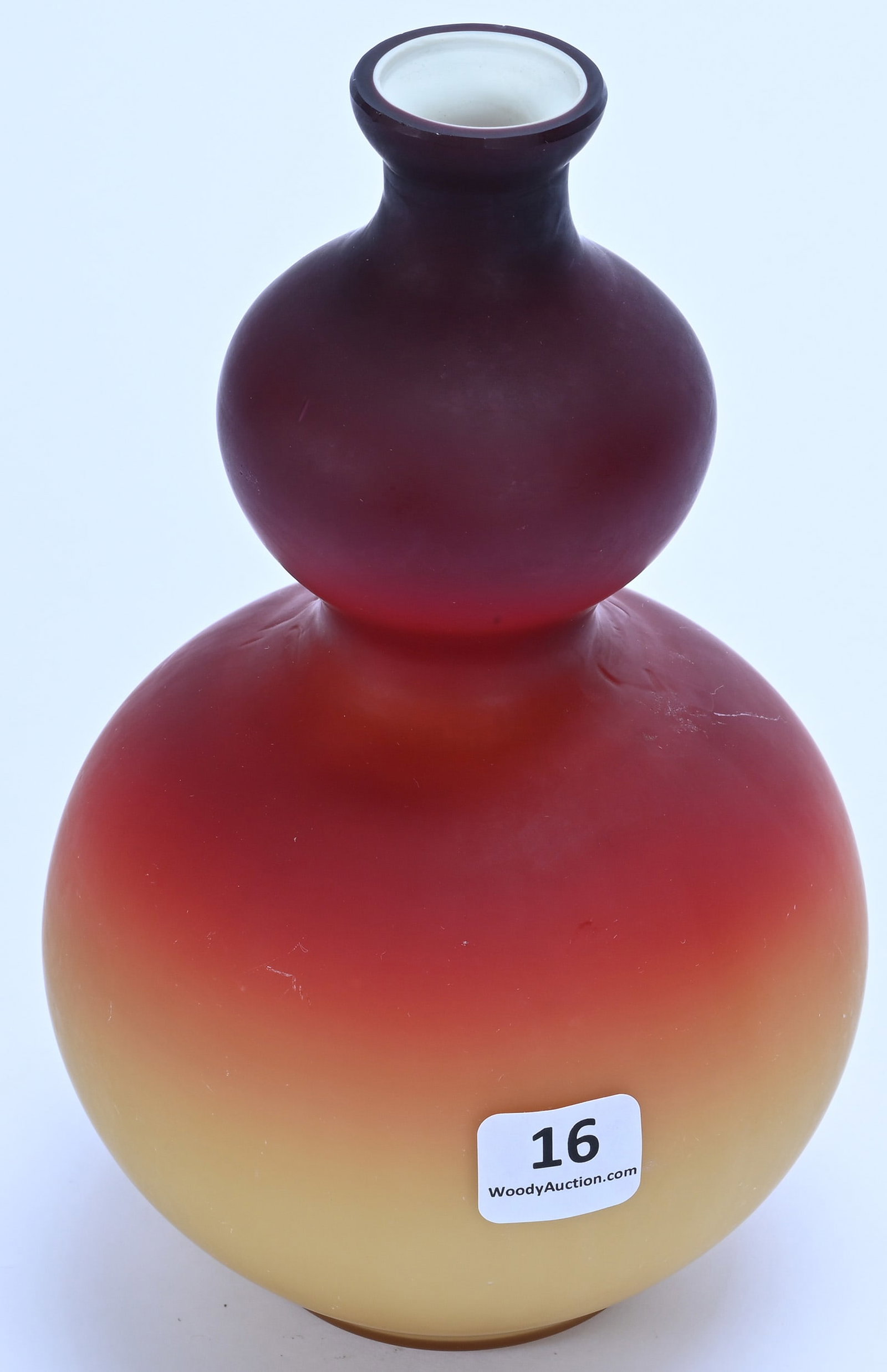 Vase, Wheeling Peachblow Satin - 2