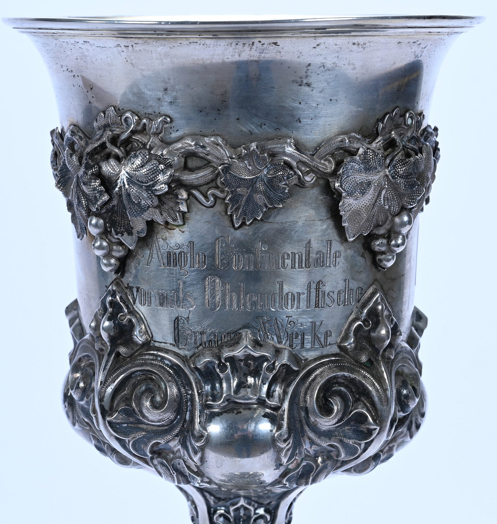 Chalice, Solid Coin Silver Marked 800, Attributed To Germany - 2
