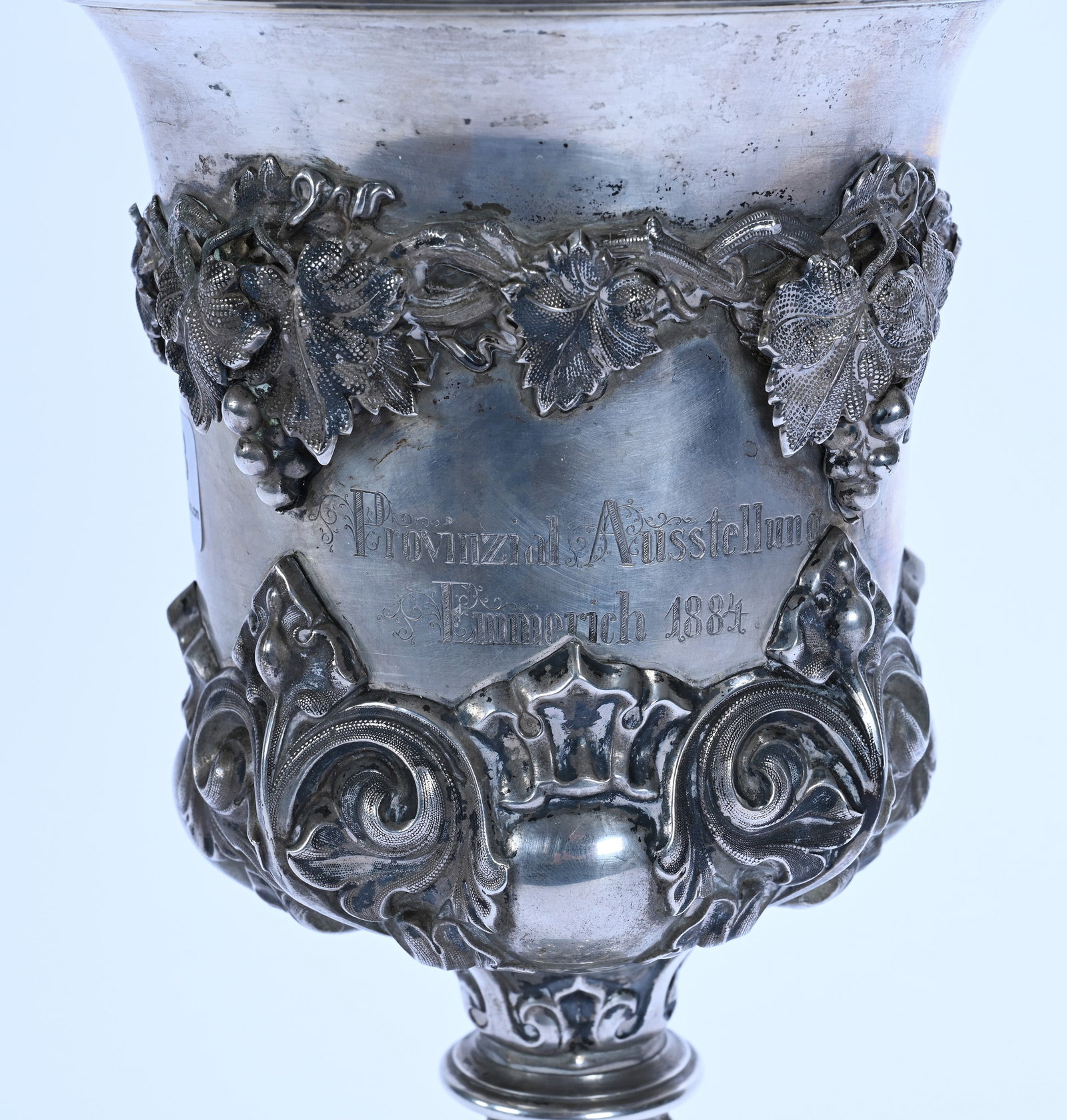 Chalice, Solid Coin Silver Marked 800, Attributed To Germany - 4