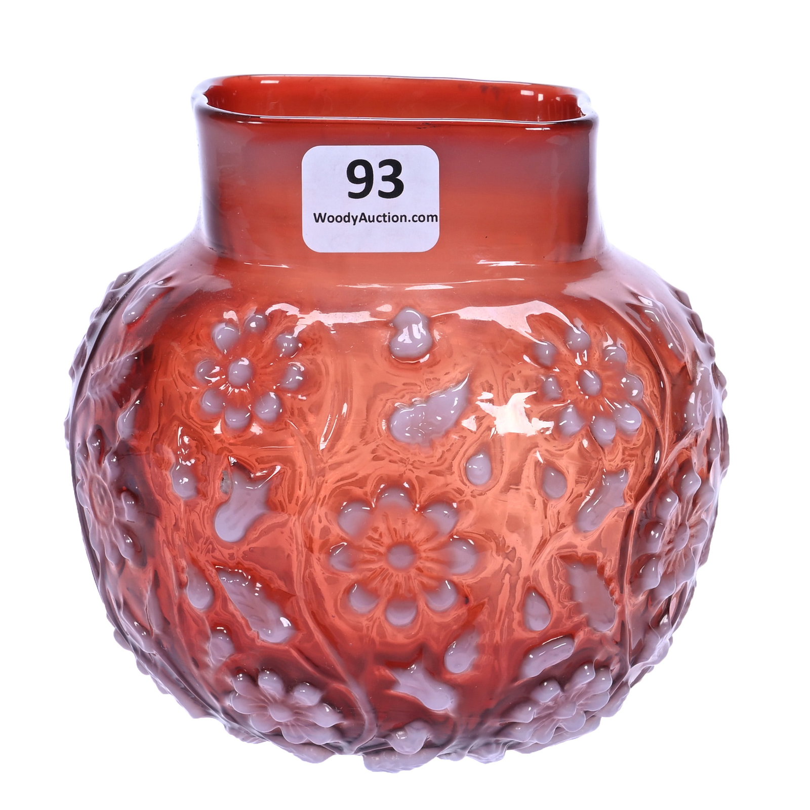 Spooner, Findlay Onyx Ruby Opalescent Art Glass (1 of 3)
