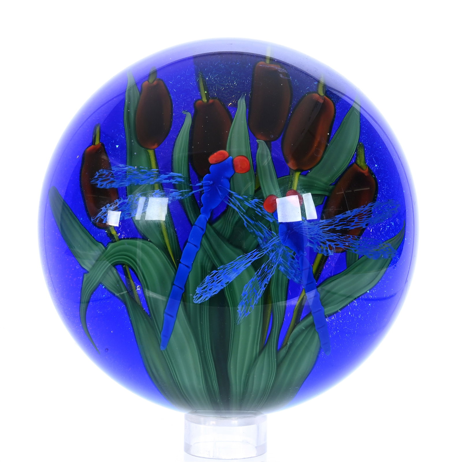 Paperweight, Signed Steven Lundberg, Dated 2001 (1 of 4)