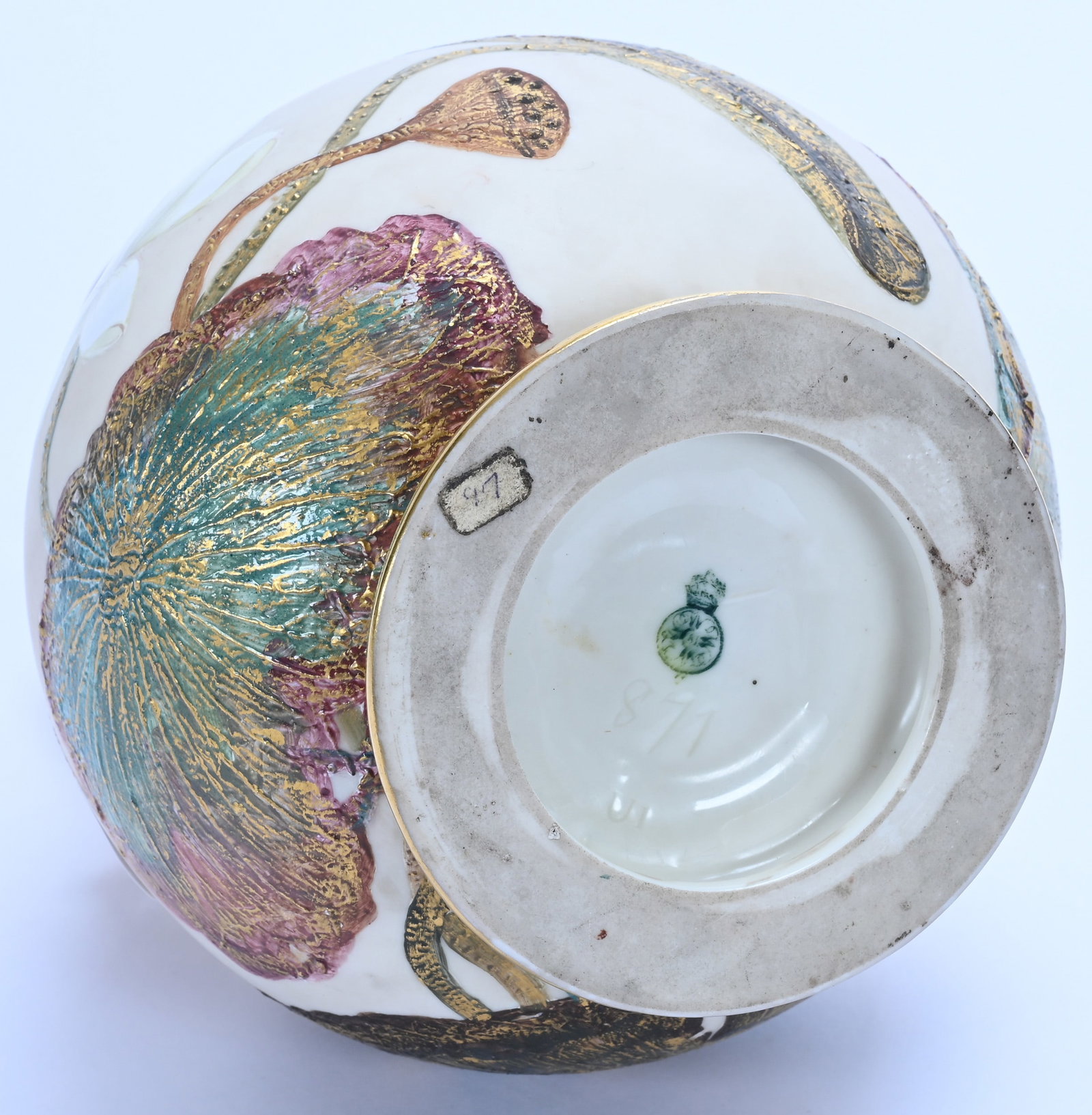 Two Handled Vase, Marked Royal Worcester - 3
