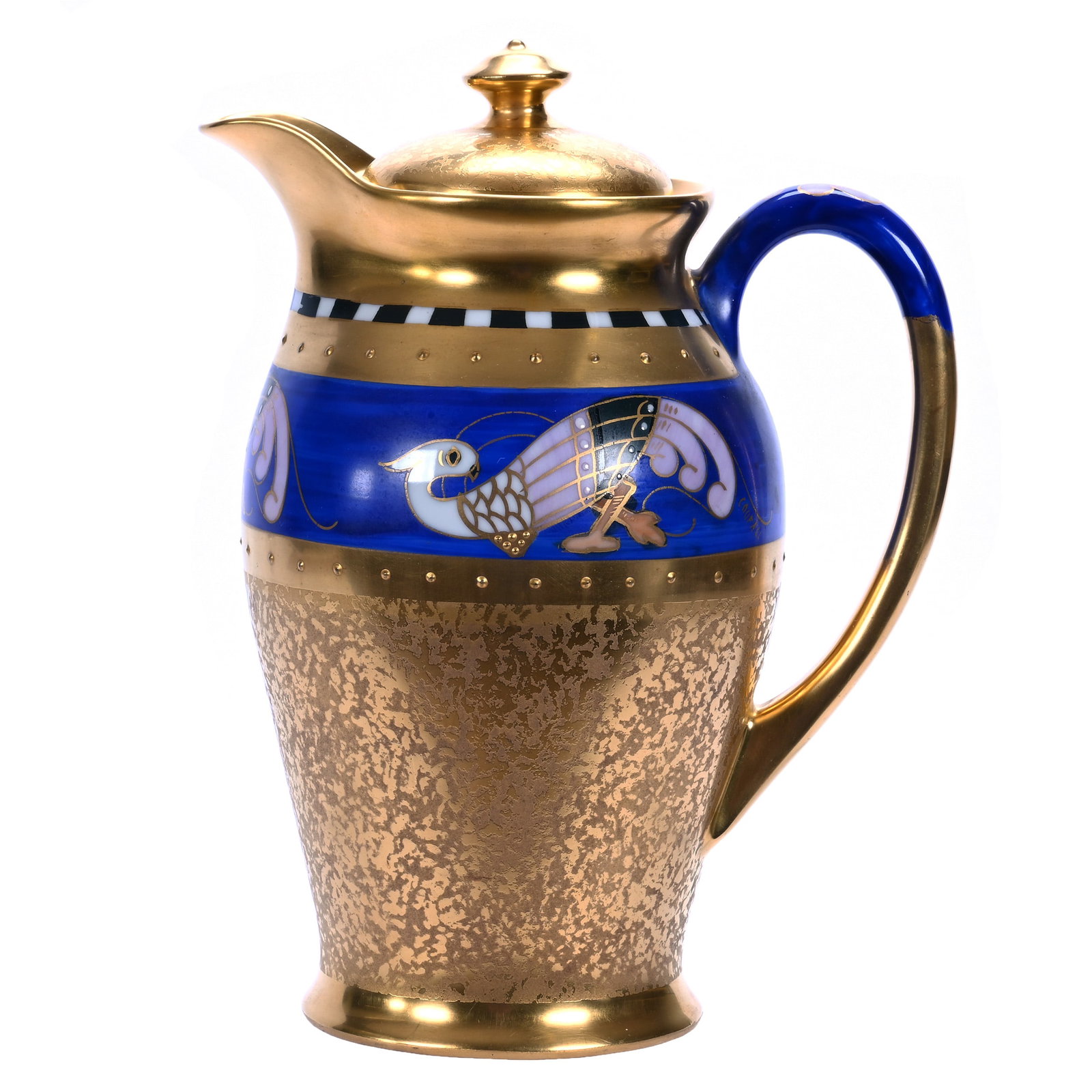 Chocolate Pot, Marked Pickard, Hand Painted Porcelain (1 of 4)