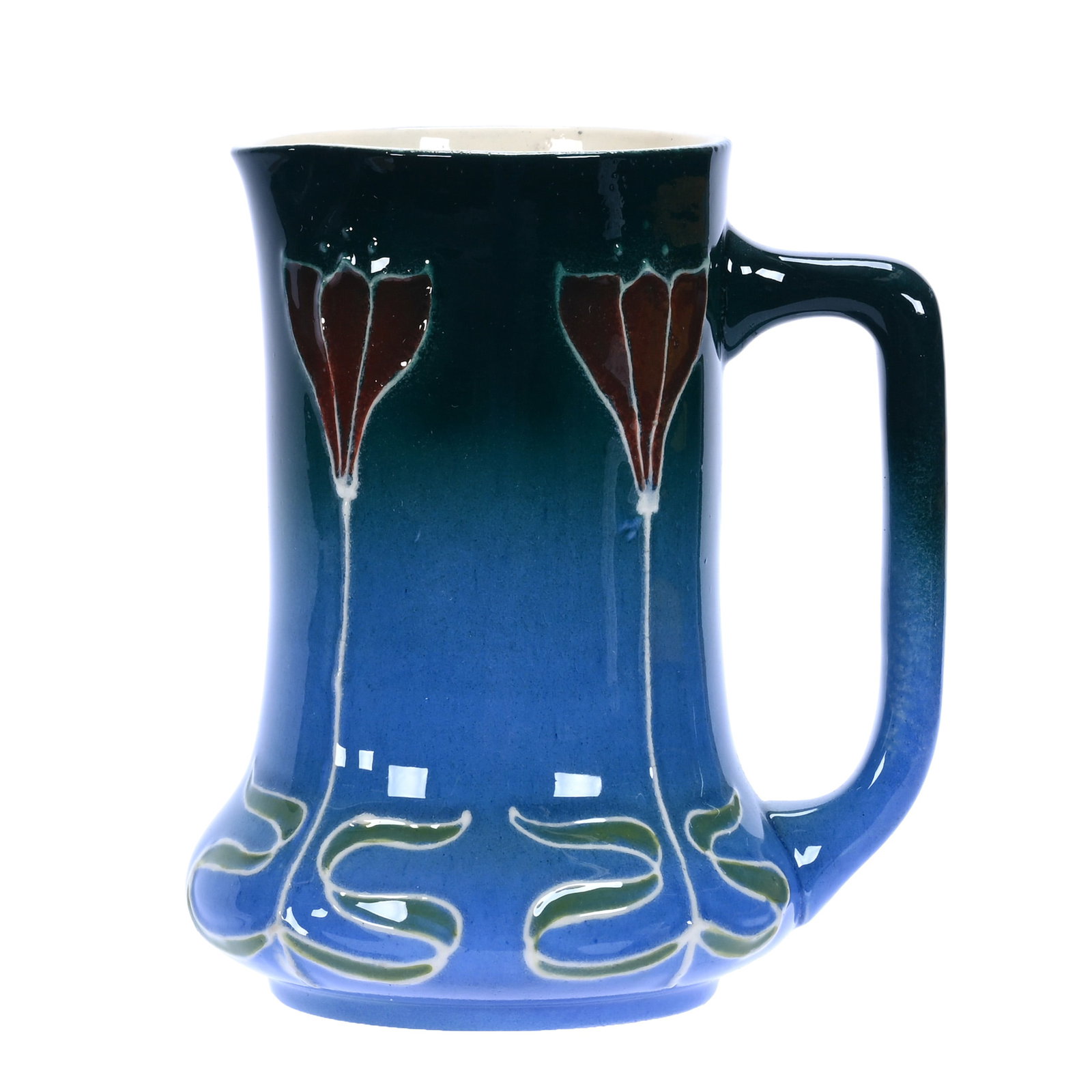 Jug, Marked Avon Faience Art Pottery (1 of 3)