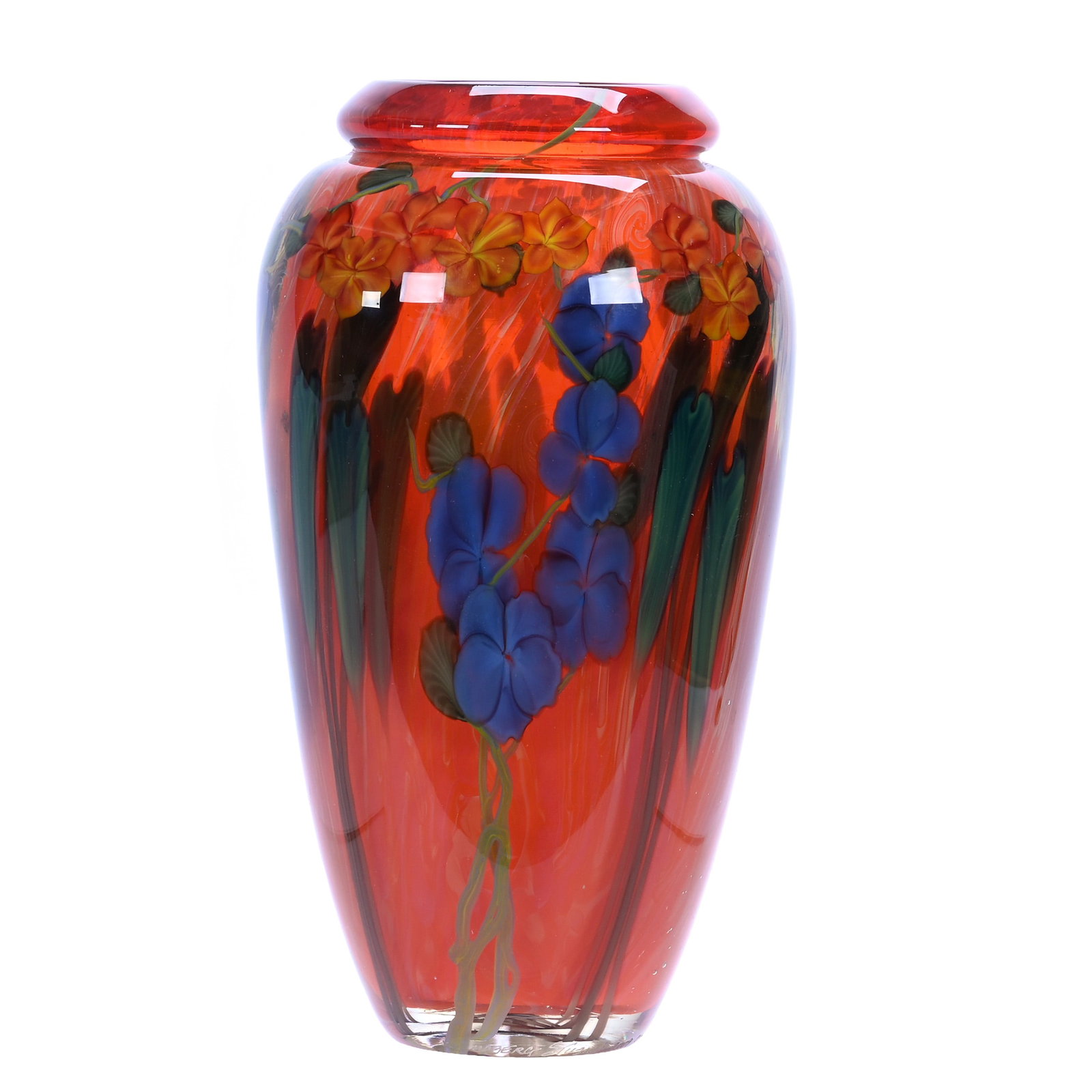Paperweight Vase, Signed Lundberg Studios By Daniel Salazar (1 of 5)
