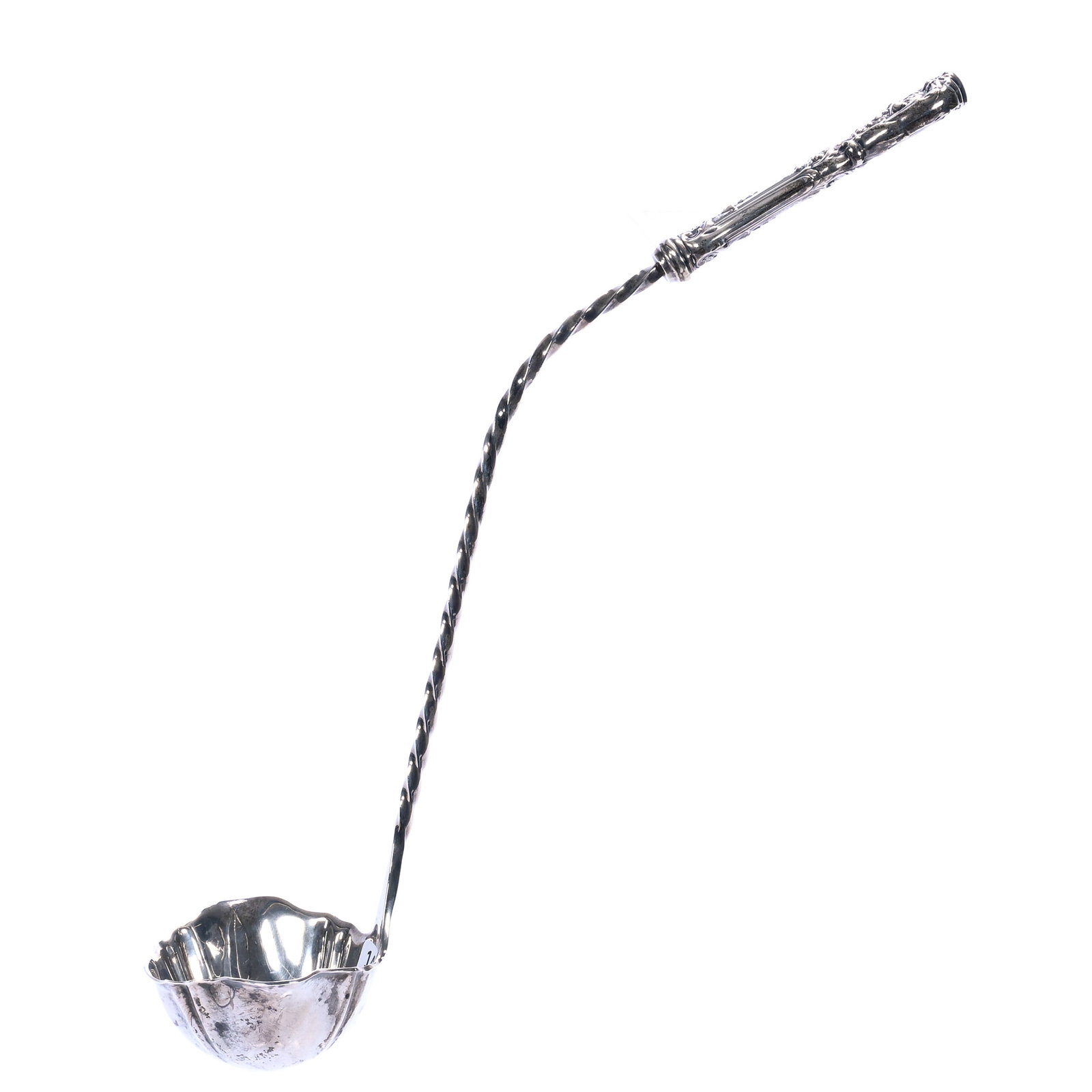Punch Ladle, Solid Sterling Silver Marked Reed And Barton: Punch Ladle, Solid Sterling Silver Marked Reed And Barton, 15 x 4 x 3 Inches, Francis I Pattern, 215 Grams, Private Collection, Kansas. Effective 6/6/26, All LiveAuctioneers Invoices Must Be Paid Usin