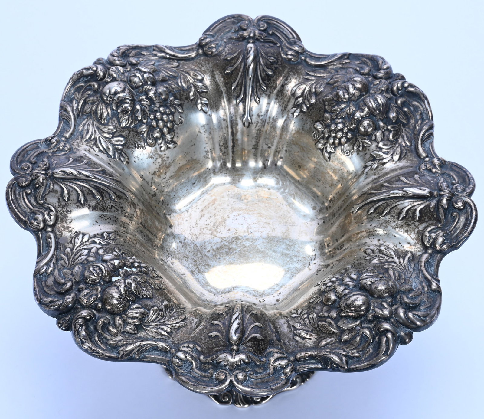 Compote, Solid Sterling Silver Marked Reed & Barton - 2