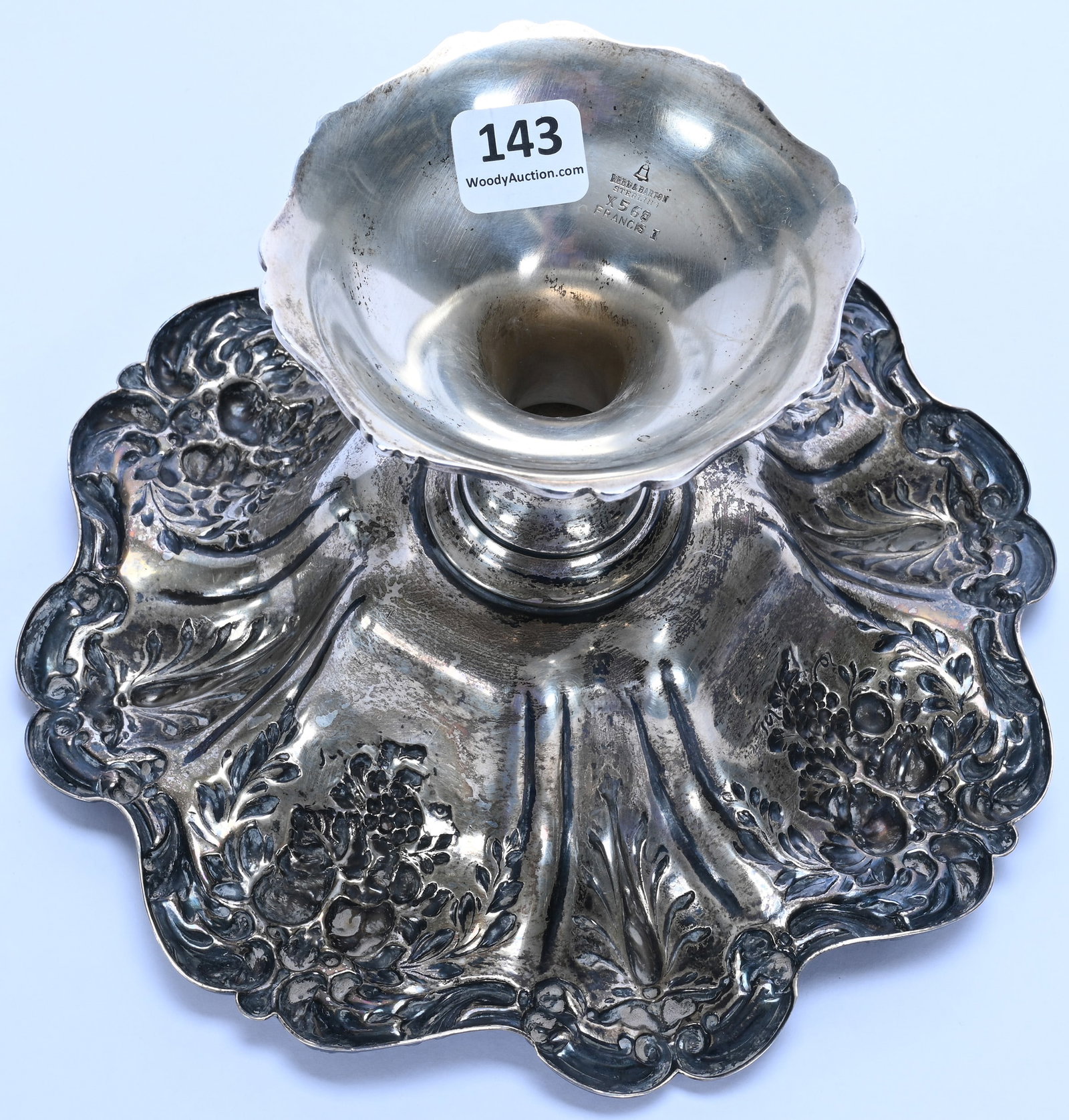 Compote, Solid Sterling Silver Marked Reed & Barton - 3