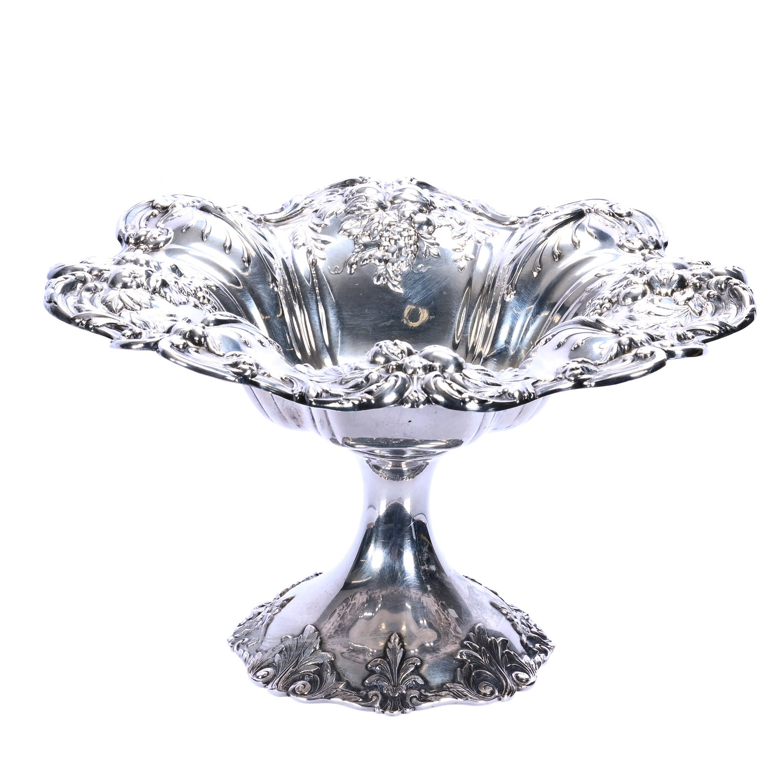 Compote, Solid Sterling Silver Marked Reed And Barton (1 of 4)