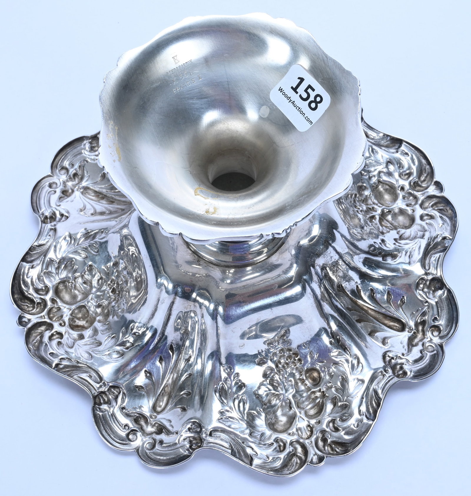 Compote, Solid Sterling Silver Marked Reed And Barton - 3