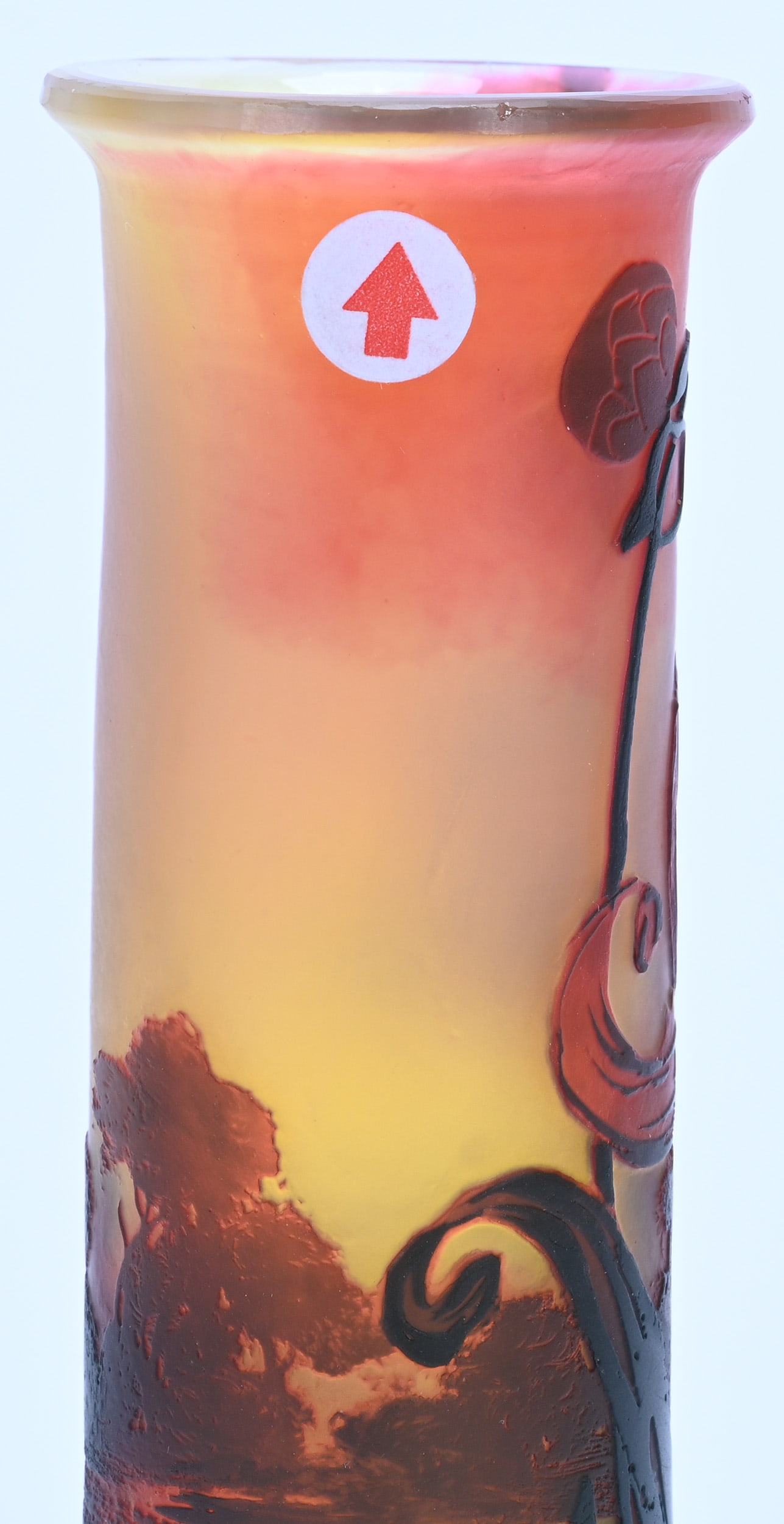 Vase, French Cameo Art Glass, Attributed To Paul Nicolas - 5