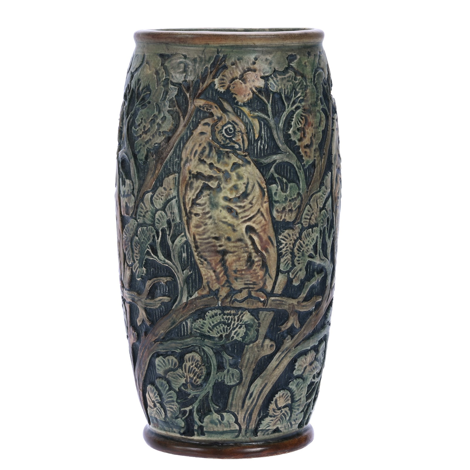 Vase, Unmarked Weller Art Pottery, Selma Pattern (1 of 3)