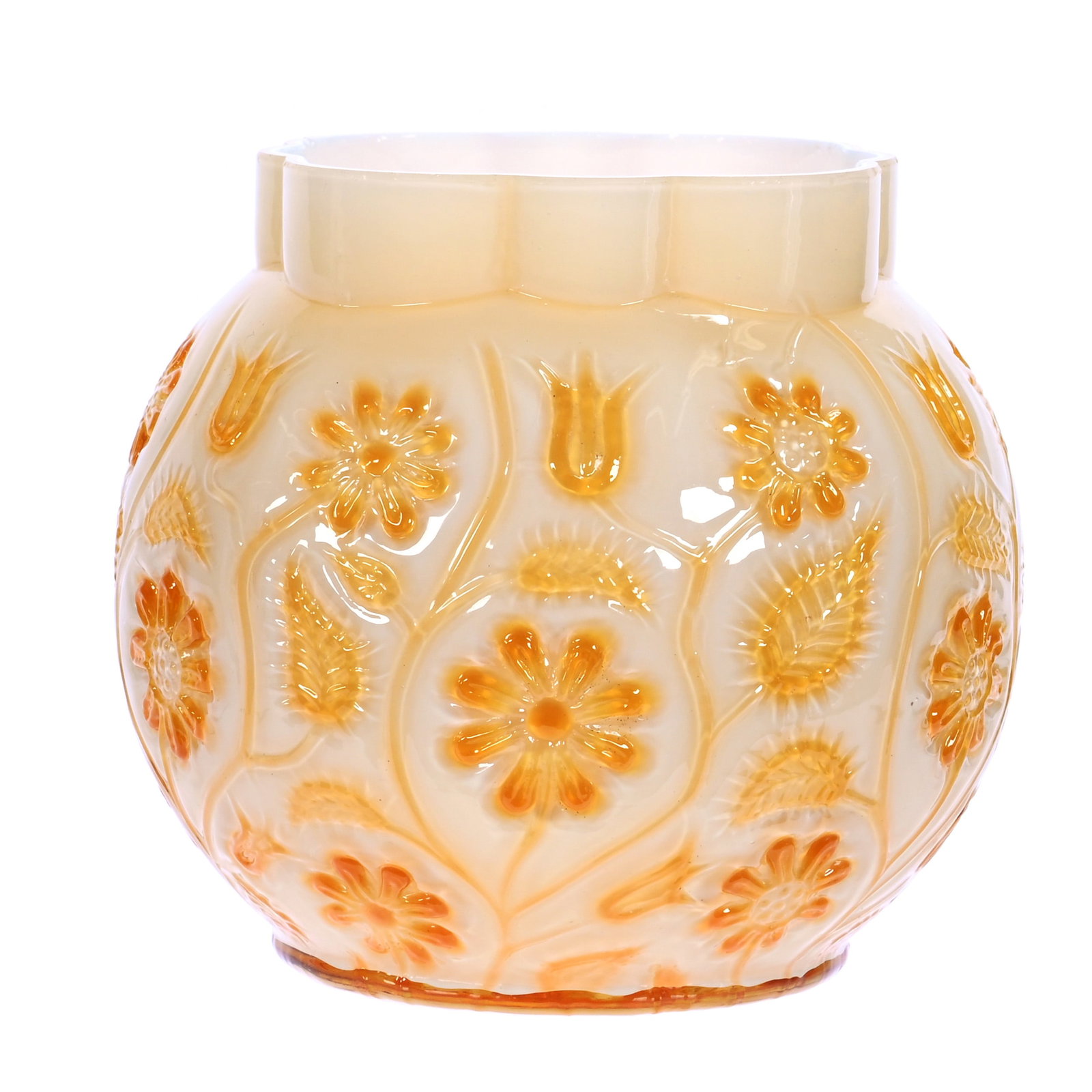 Spooner, Findlay Onyx Butterscotch Art Glass (1 of 3)