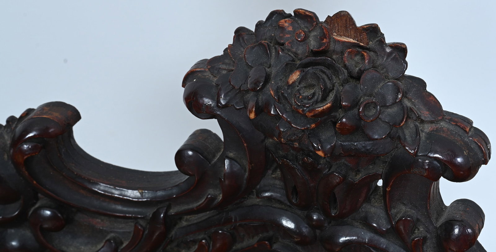 Armchair, Laminated Carved Mahogany - 3