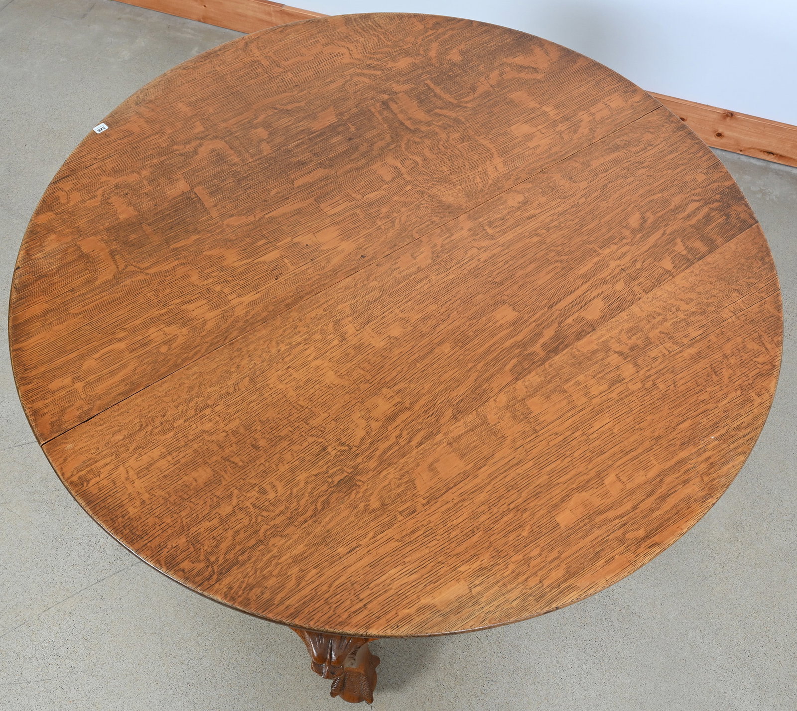 Round Dining Table, Solid Oak - 4