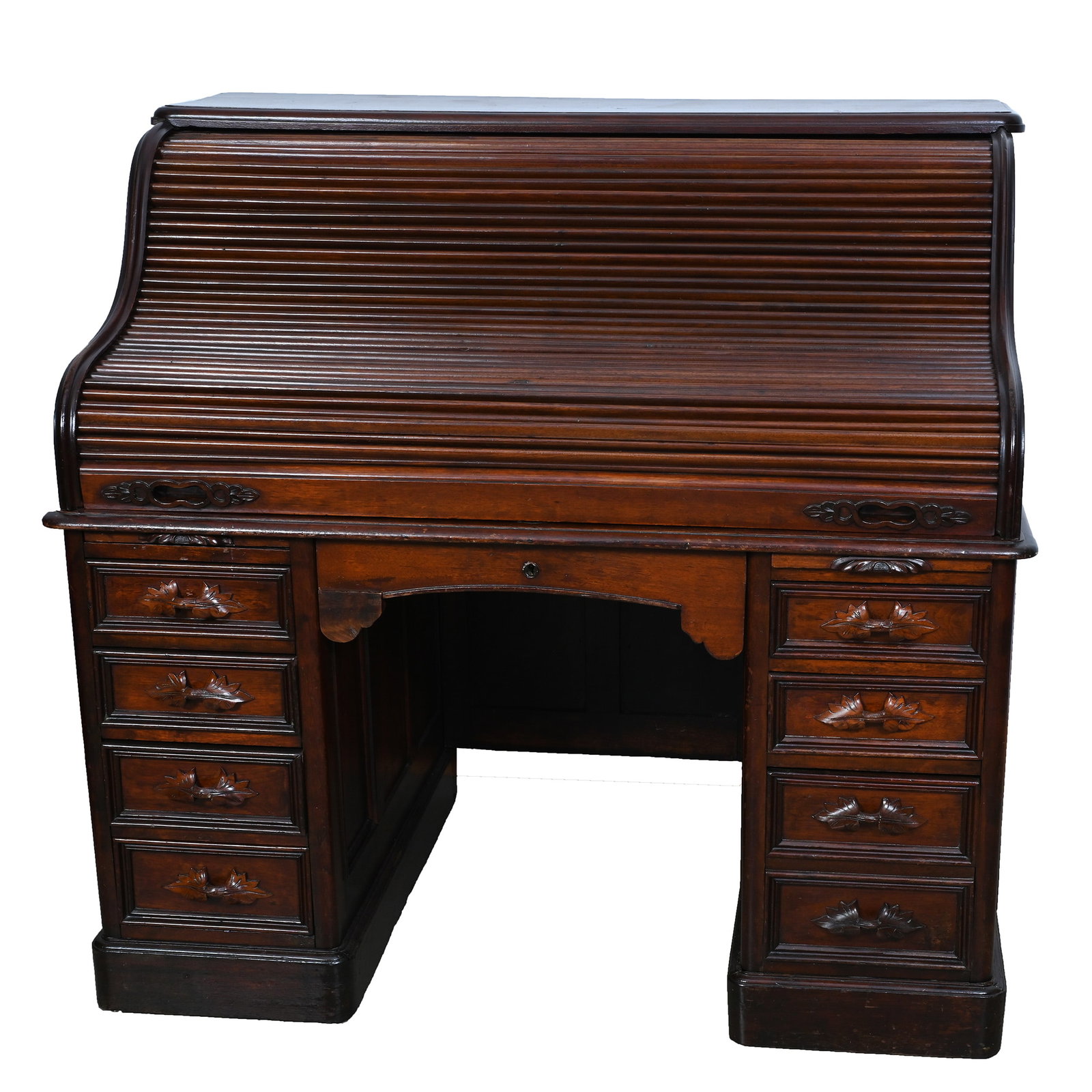 S-Curve Roll Top Desk, Incredible Walnut (1 of 5)