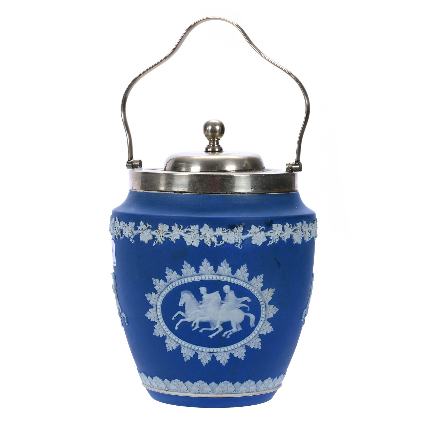 Biscuit Jar, Marked Wedgwood Jasperware (1 of 3)