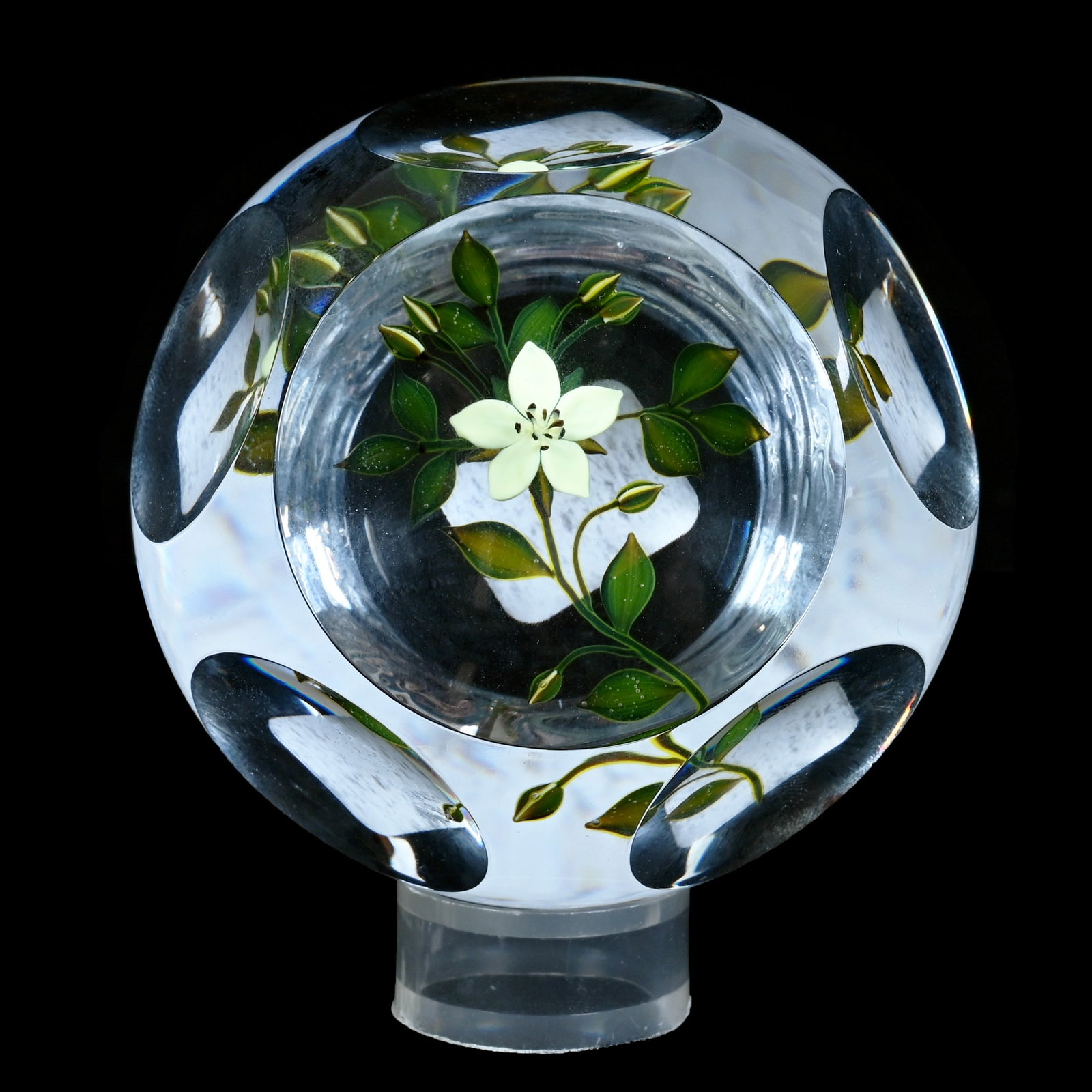 Paperweight, Signed Paul Stankard #A334, Dated 1978 (1 of 3)
