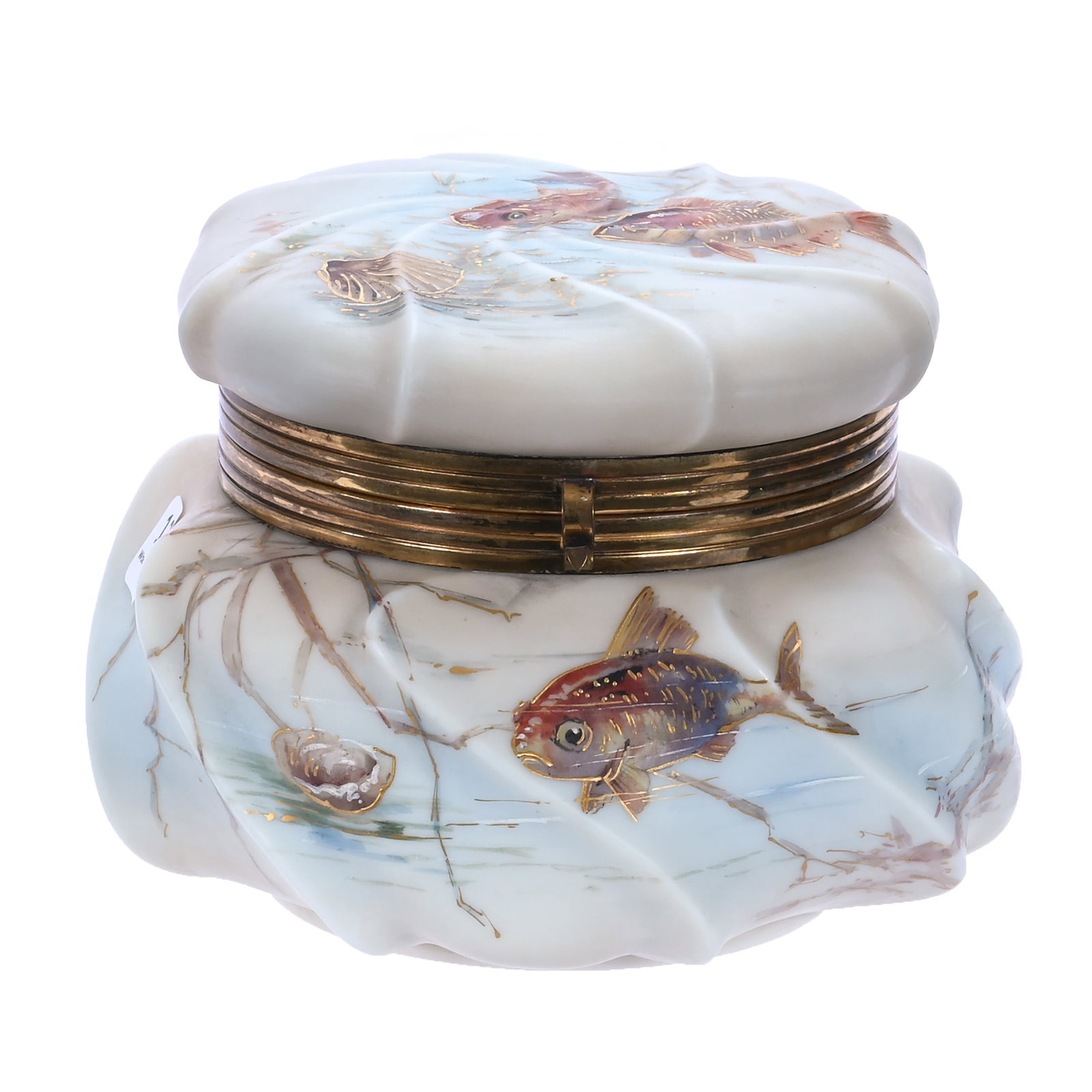 Dresser Box, Unmarked Wave Crest, Swirl Mold (1 of 5)