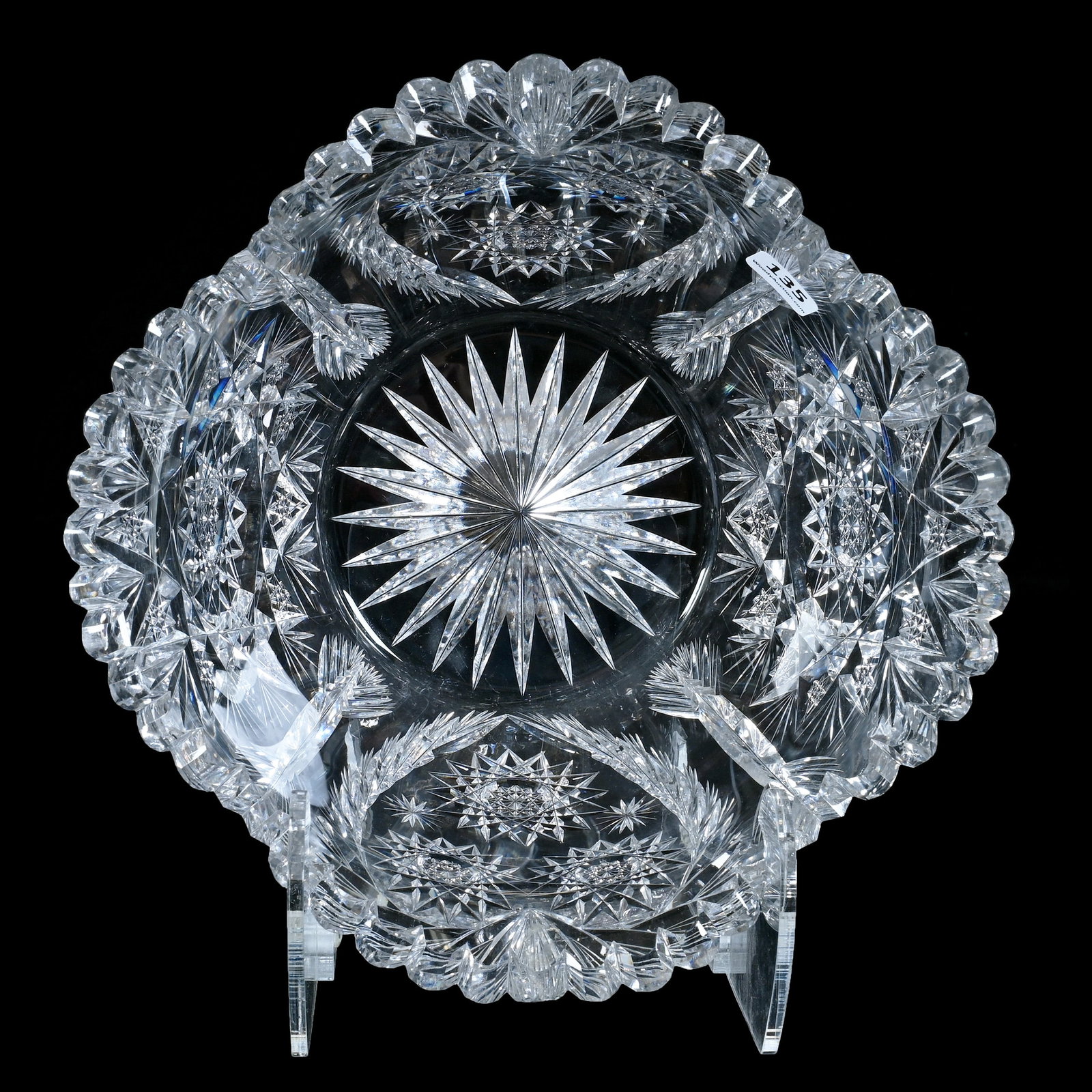 Flared Bowl, American Brilliant Cut Glass (1 of 3)