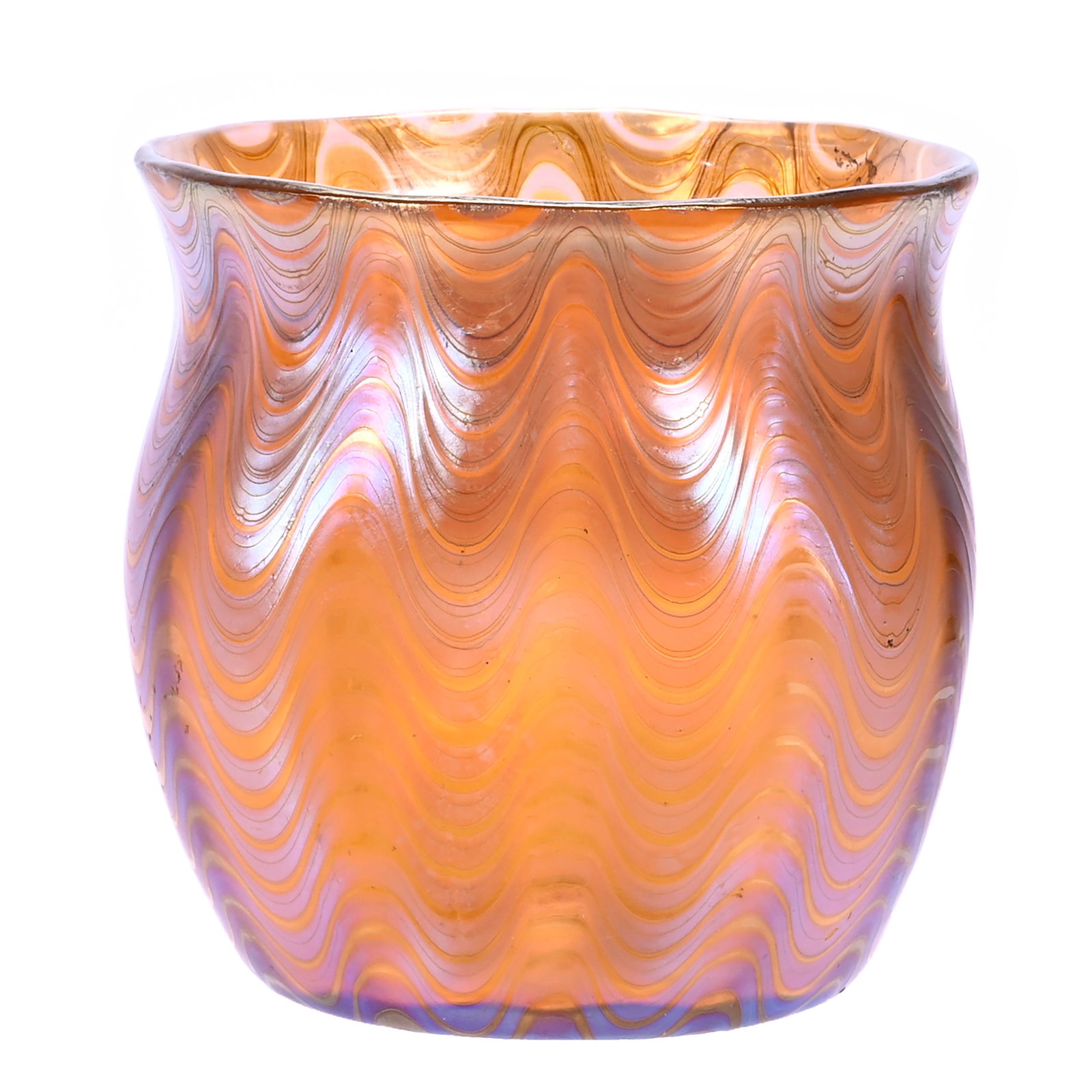 Vase, Signed Loetz Austria, Candia Phaenomen Pattern (1 of 4)