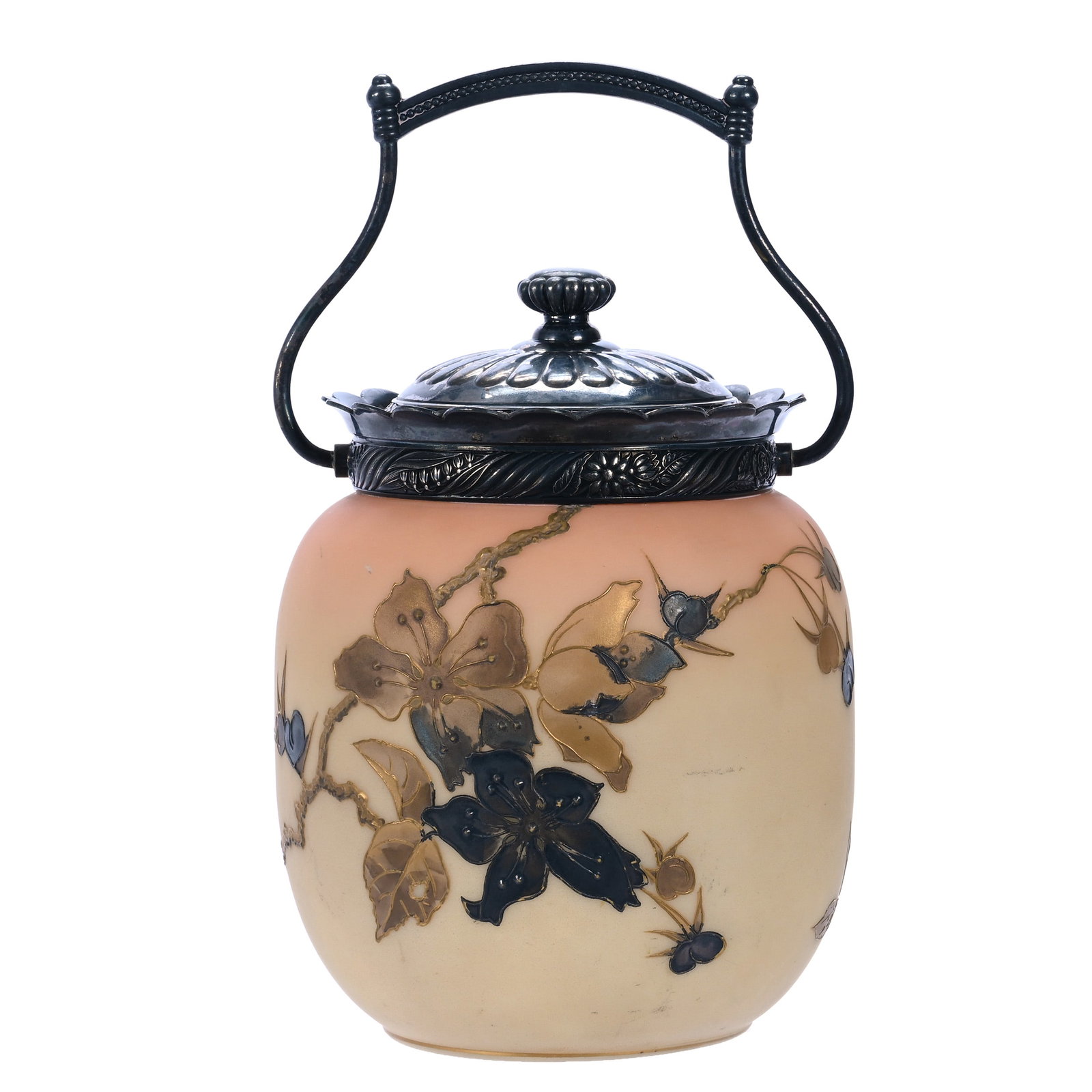 Biscuit Jar, Marked Crown Milano #2585 (1 of 3)