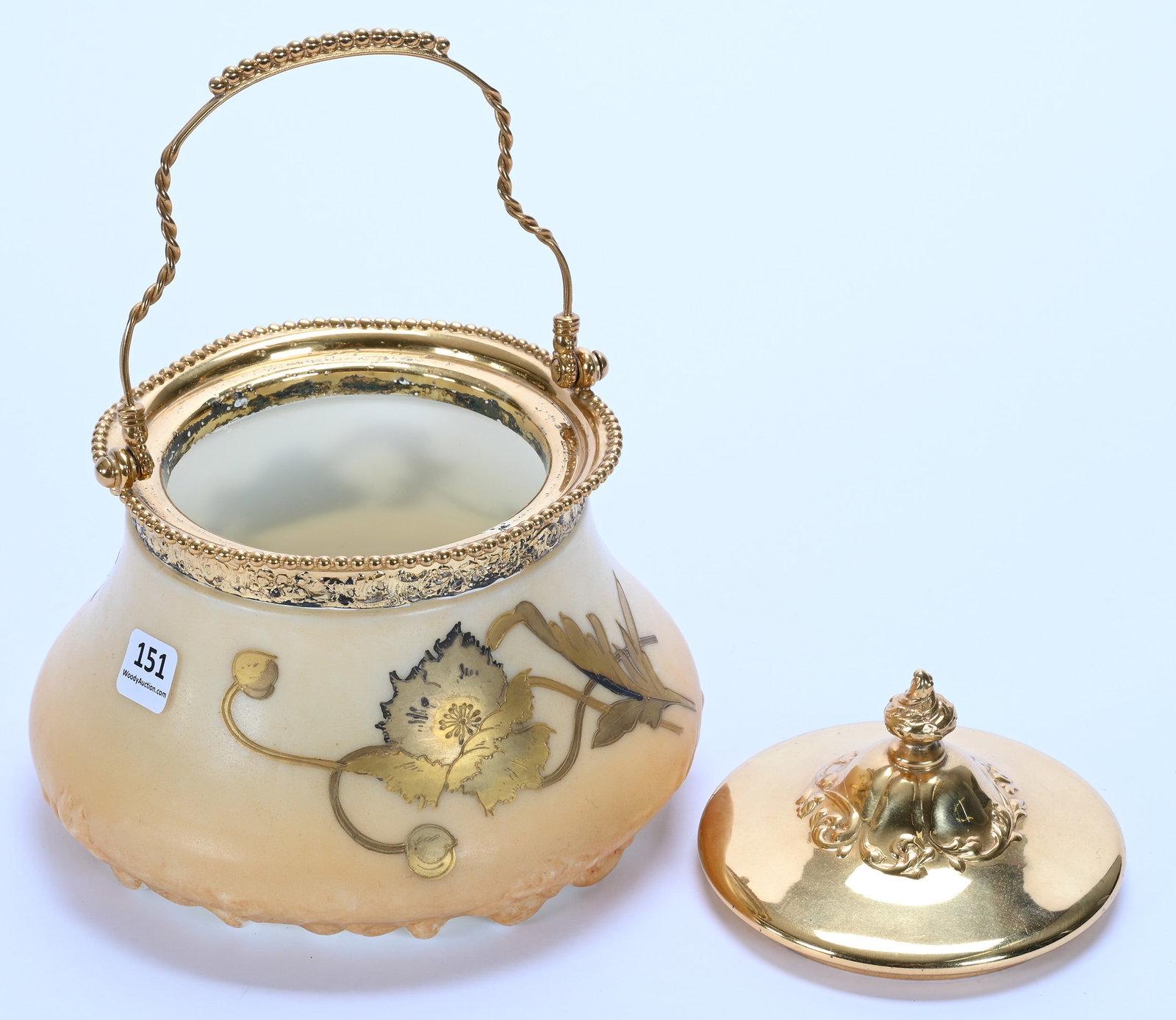 Biscuit Jar, Marked Pairpoint #3930 - 2