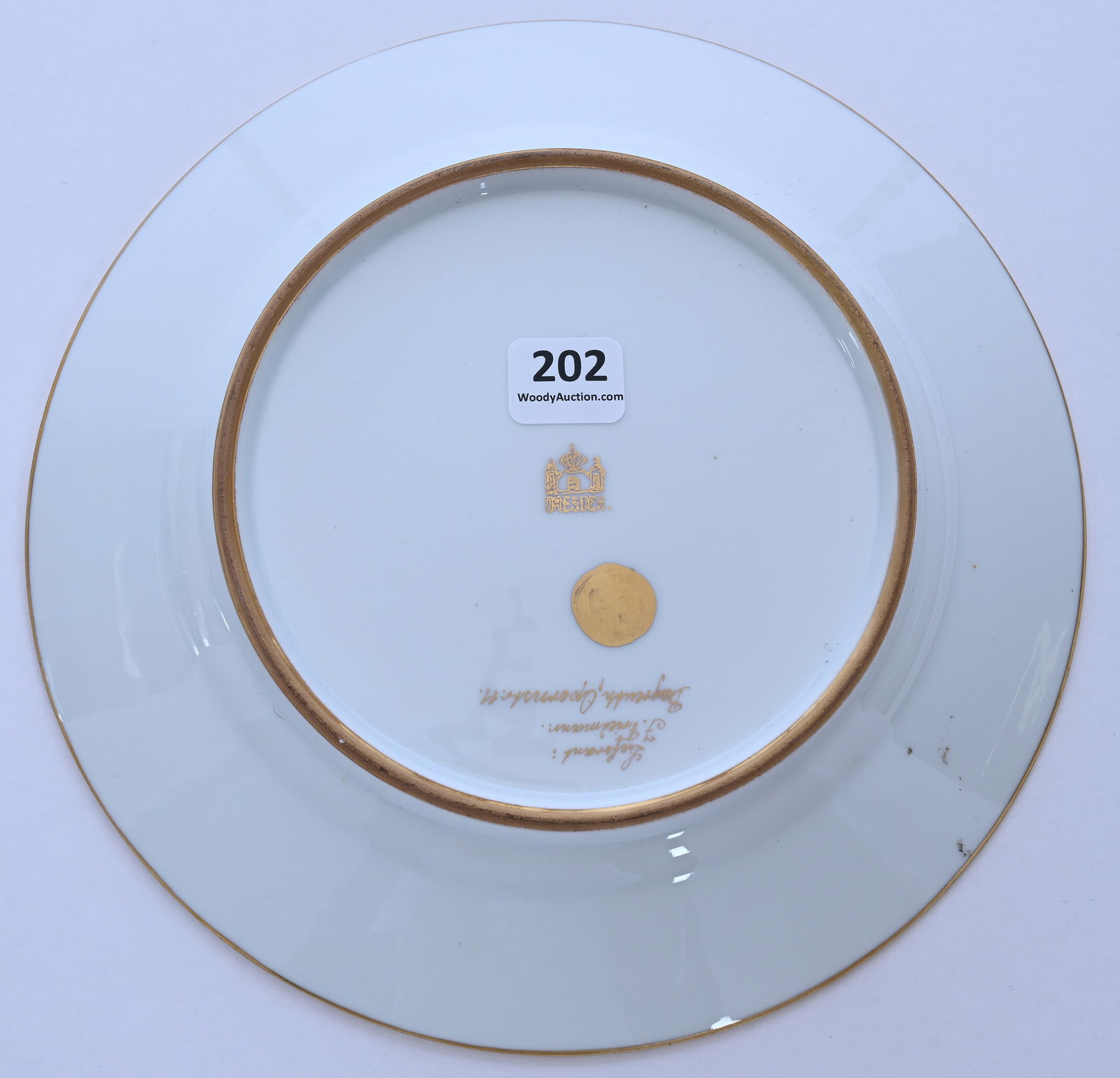 Plate, Marked Dresden - 2
