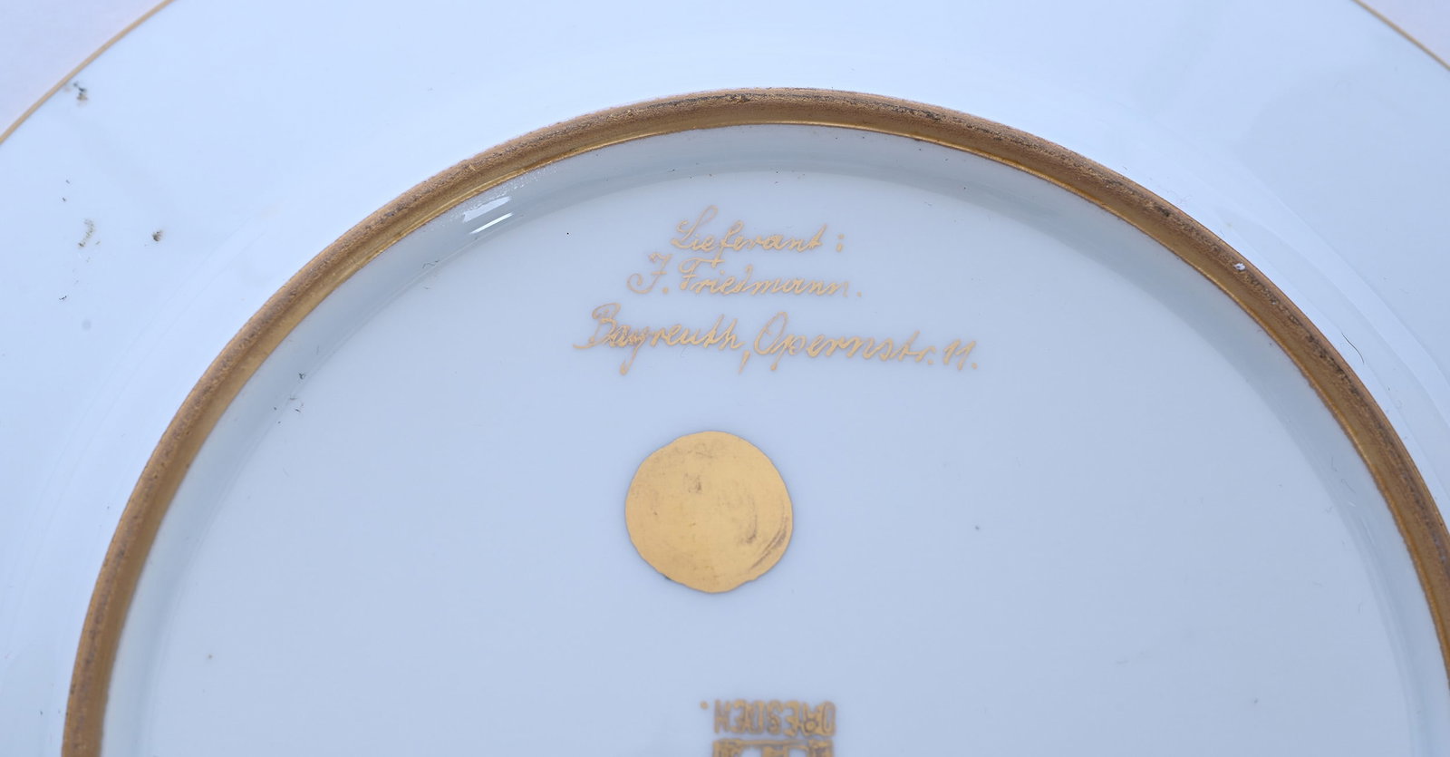 Plate, Marked Dresden - 3