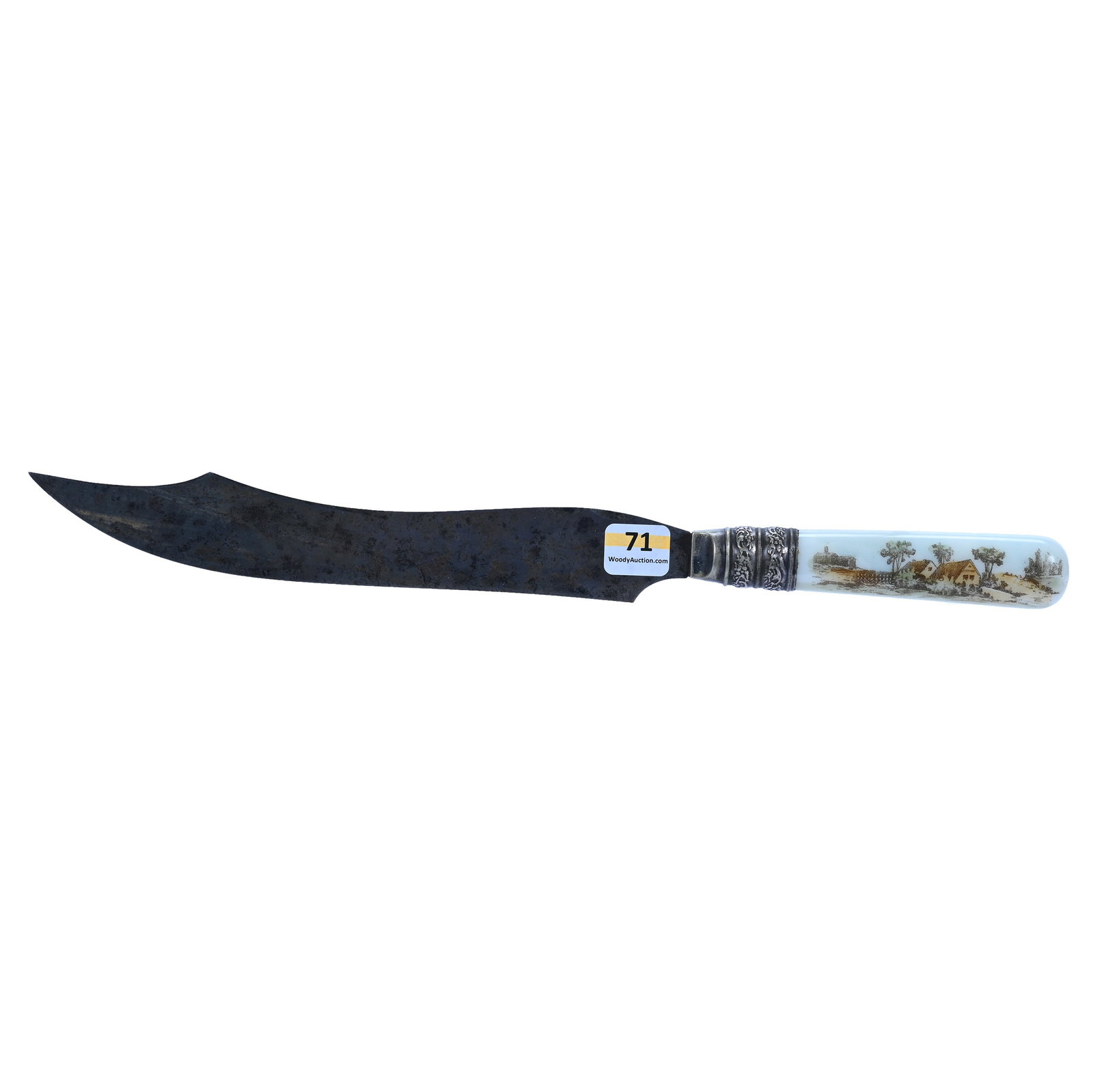 Steak Knife, Unmarked Wave Crest Handle (1 of 3)