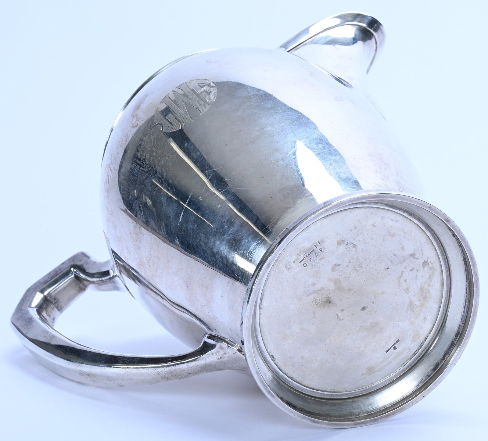 Pitcher, Solid Sterling Silver, Marked Towle Silversmiths - 3