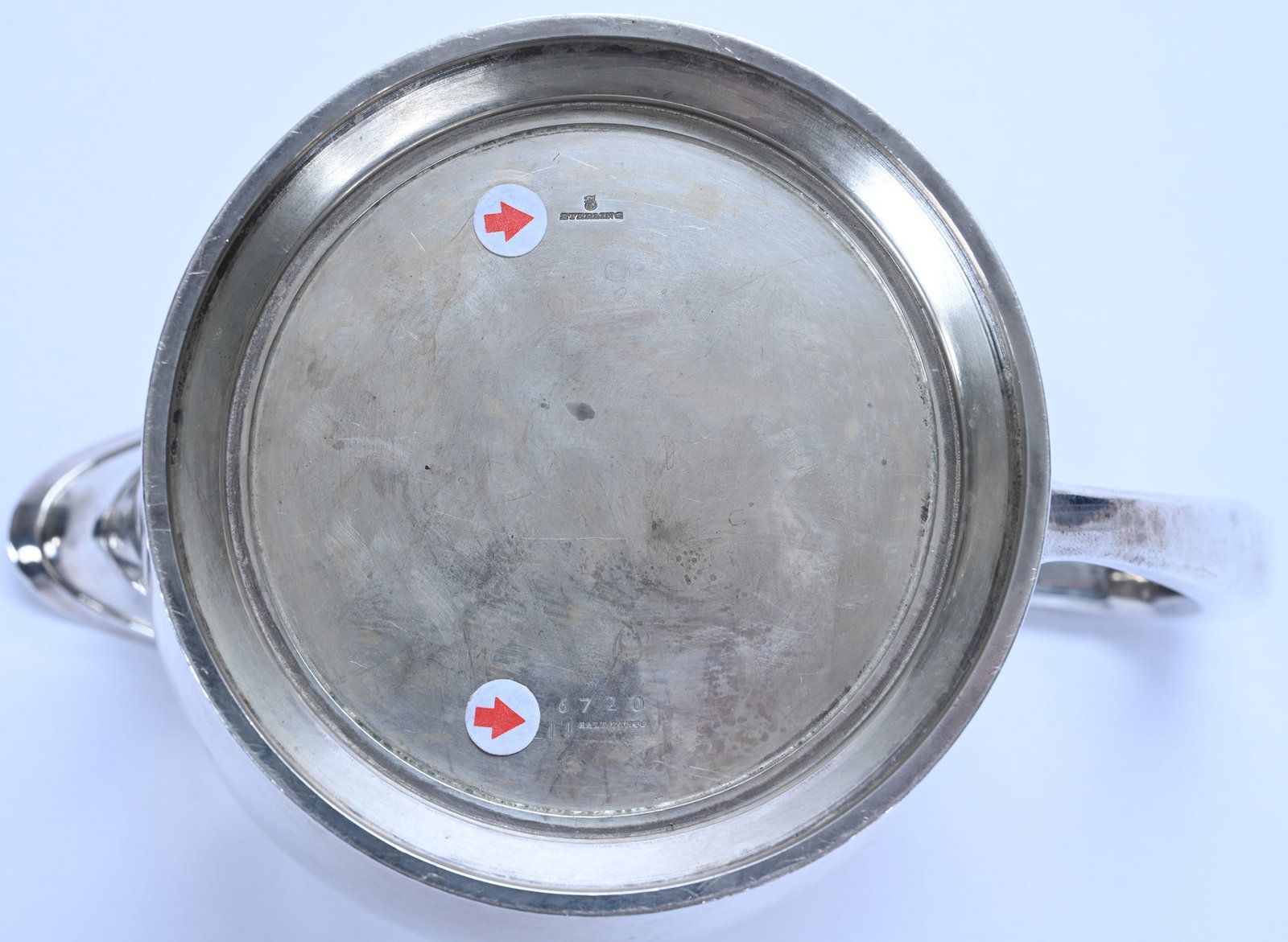 Pitcher, Solid Sterling Silver, Marked Towle Silversmiths - 4