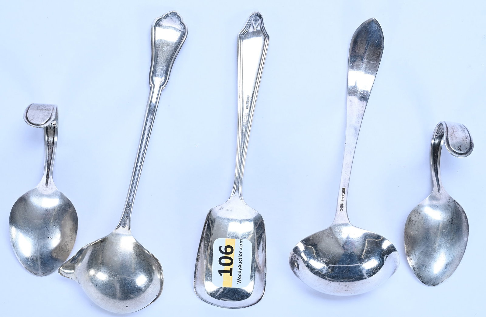 (12) Sterling Silver Spoons - 5