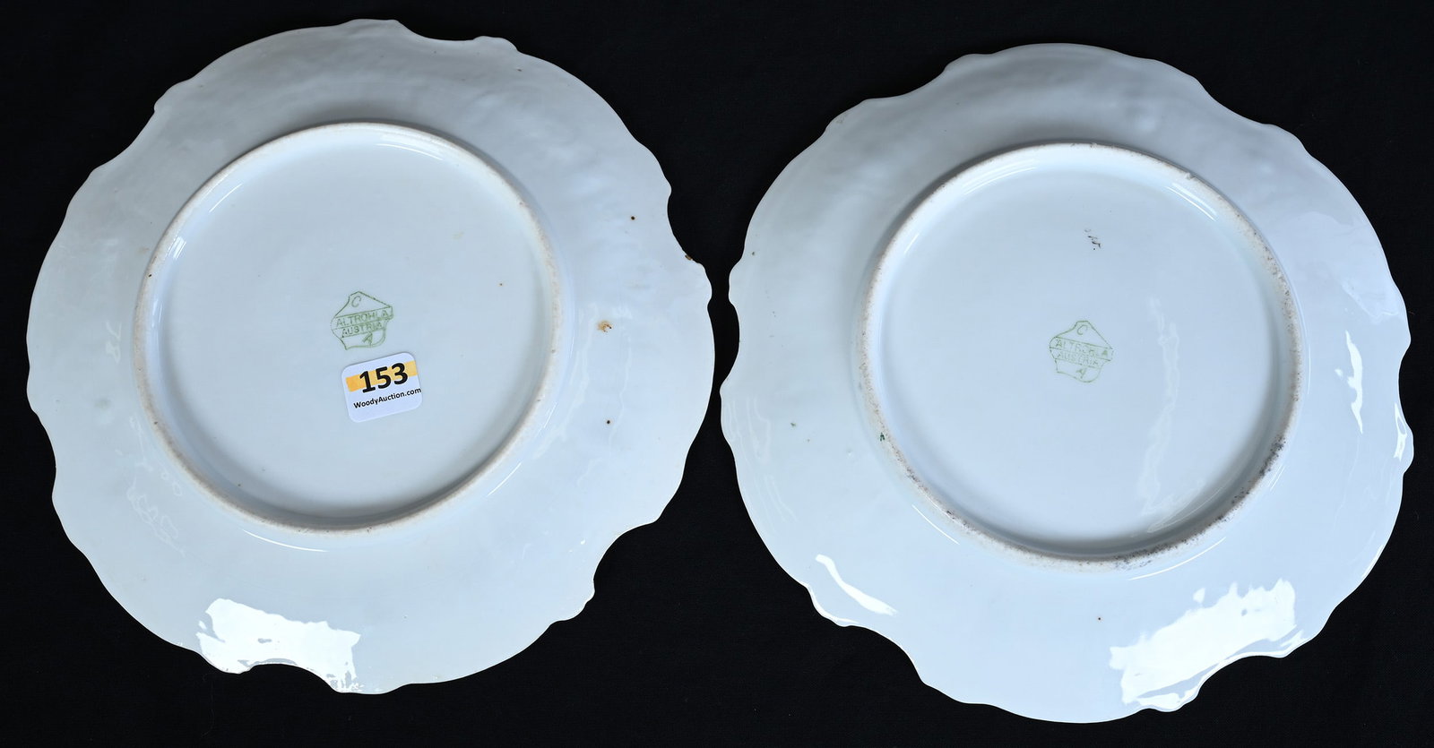Pair Plates, Marked Austria - 2