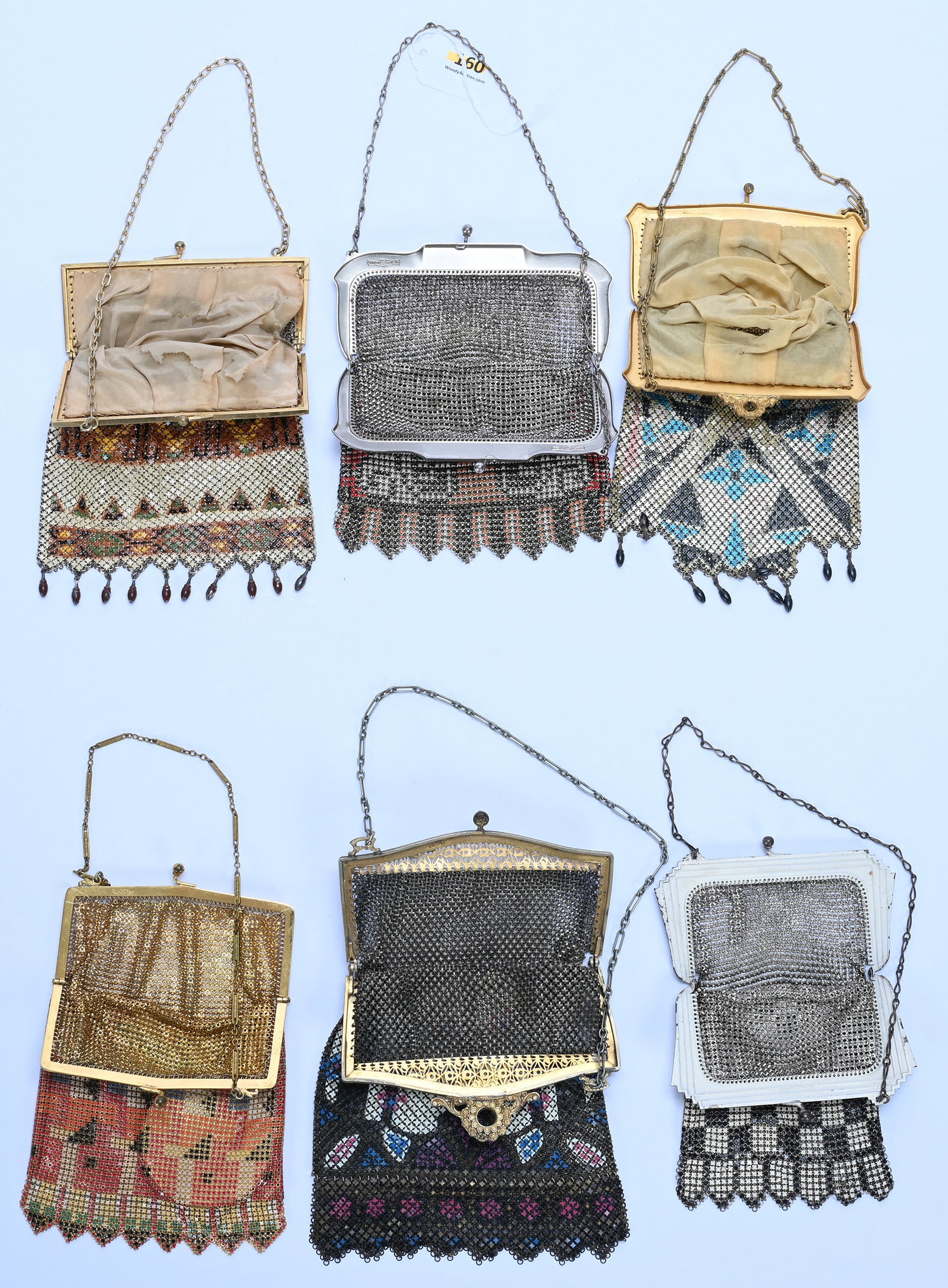(6) Art Deco Mesh Purses - 2