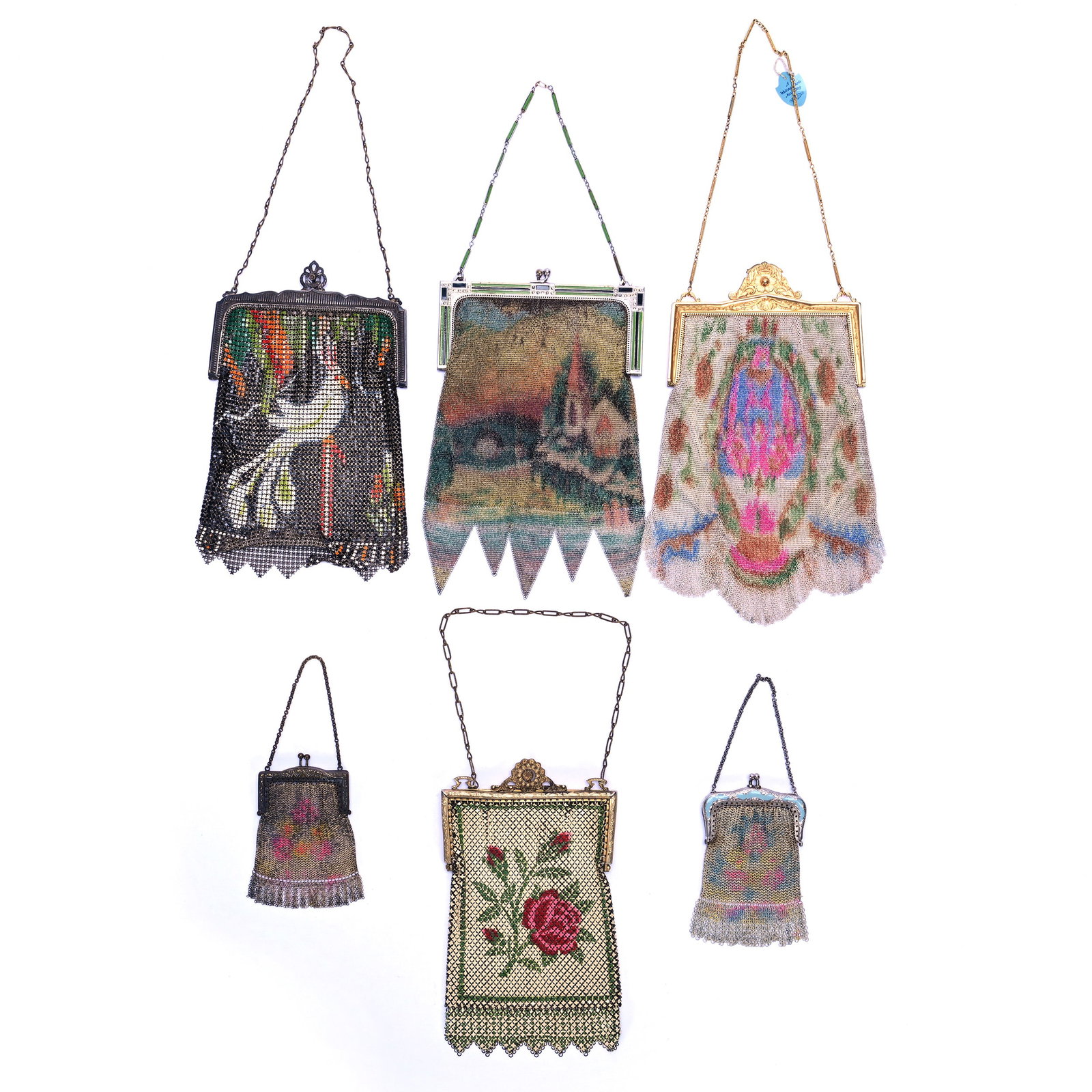 (6) Art Deco Mesh Purses (1 of 6)